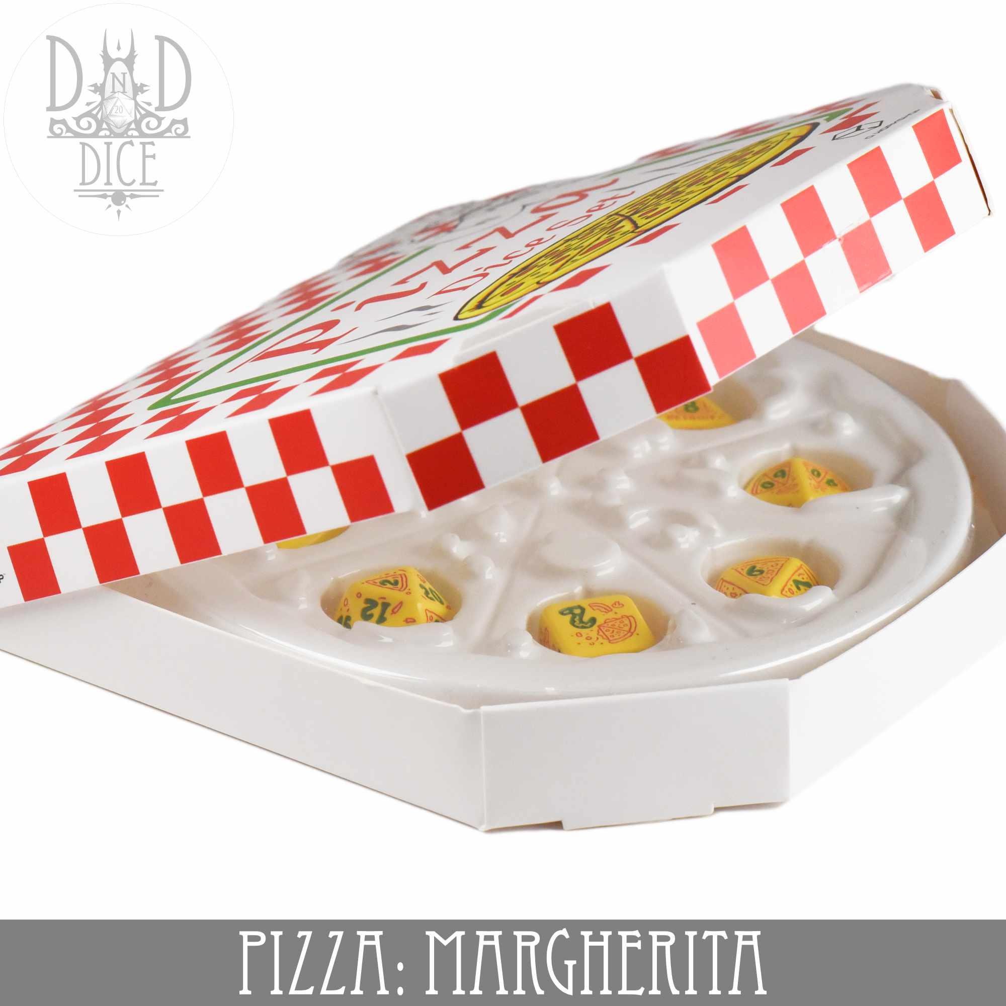 Pizza Margherita Dice Set