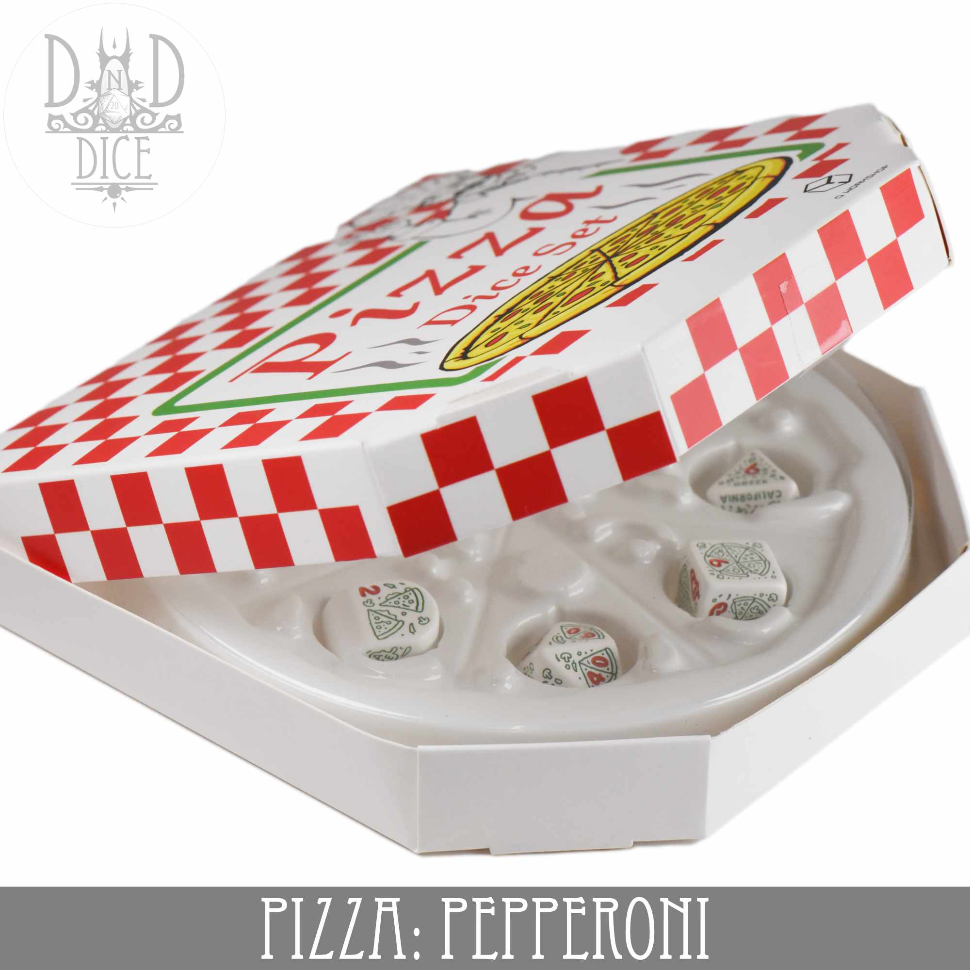 Pizza Pepperoni Dice Set