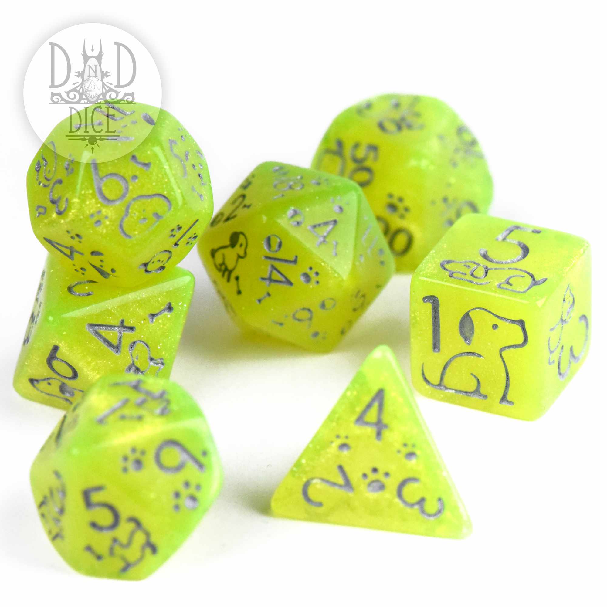 Puppers Tennis Ball Dice Set