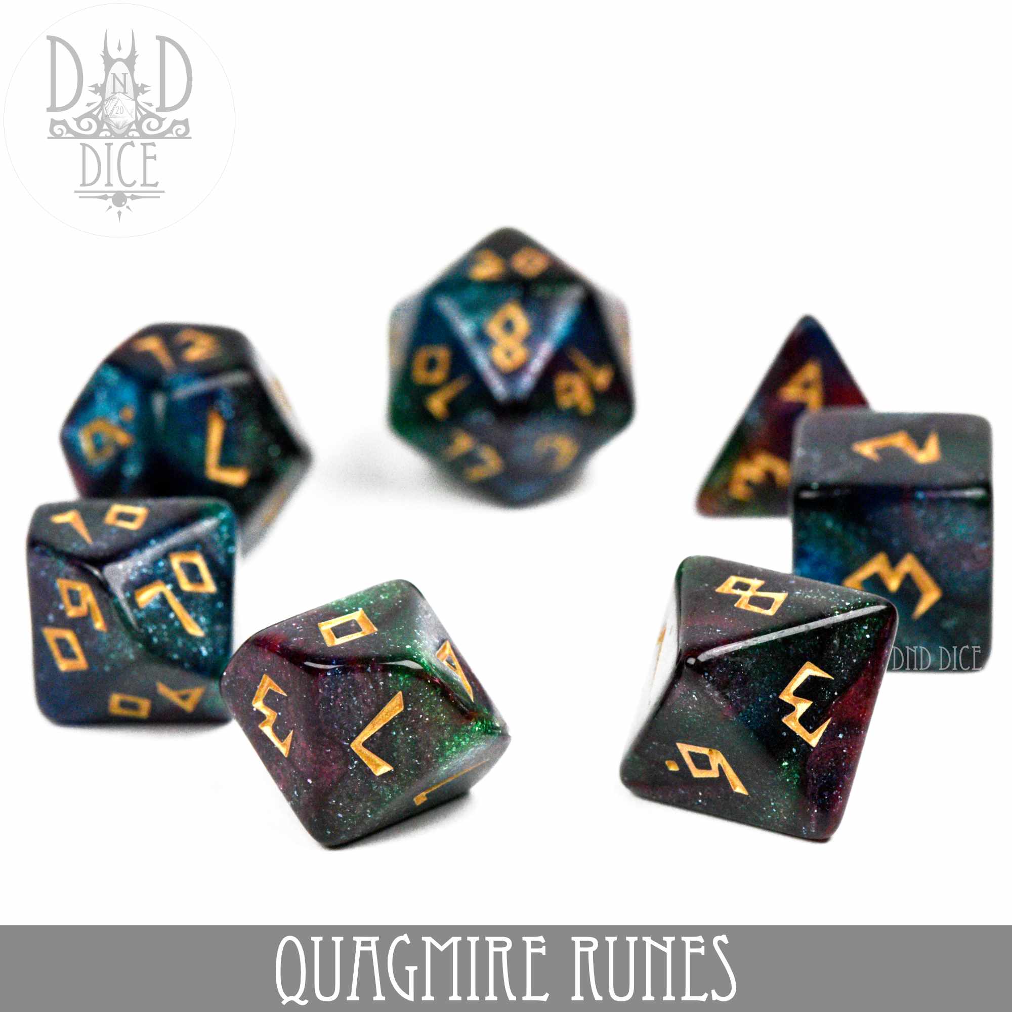 Quagmire Runes Dice Set