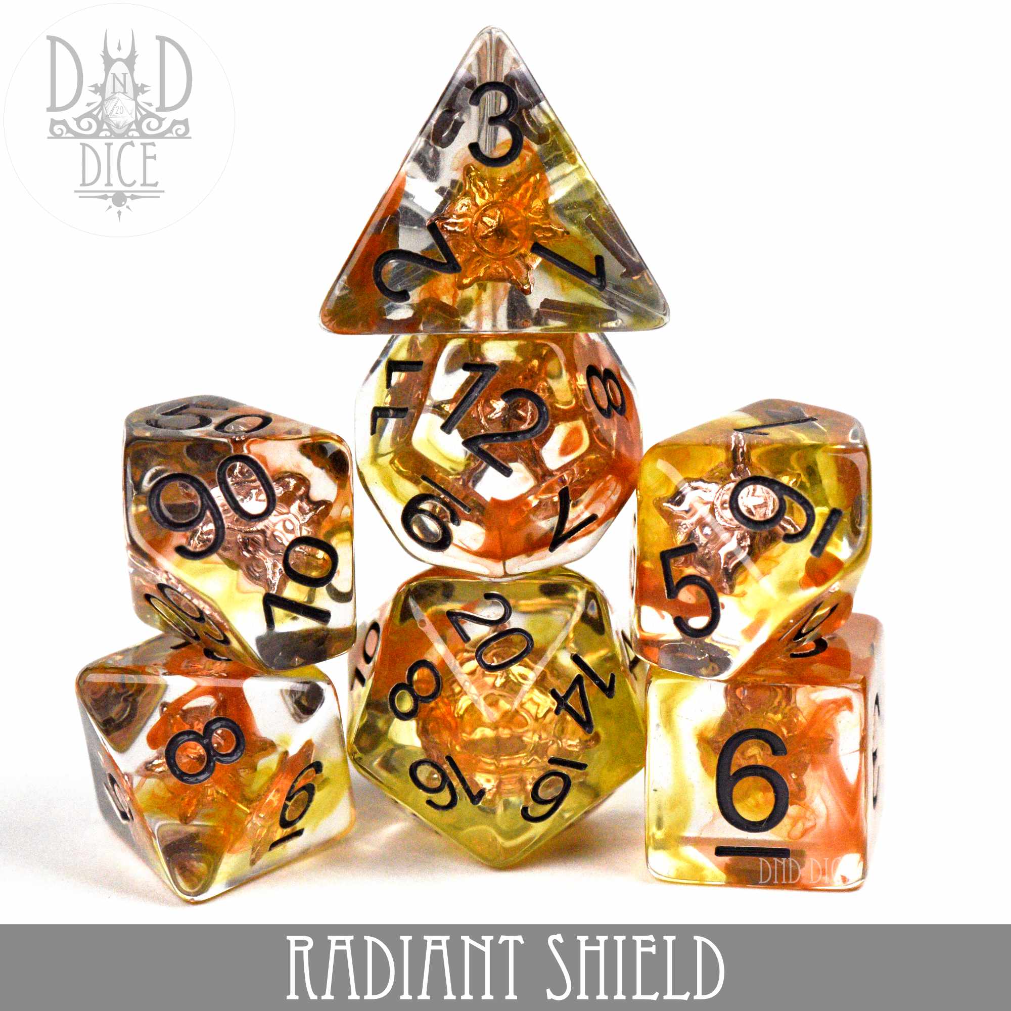 Radiant Shield Dice Set
