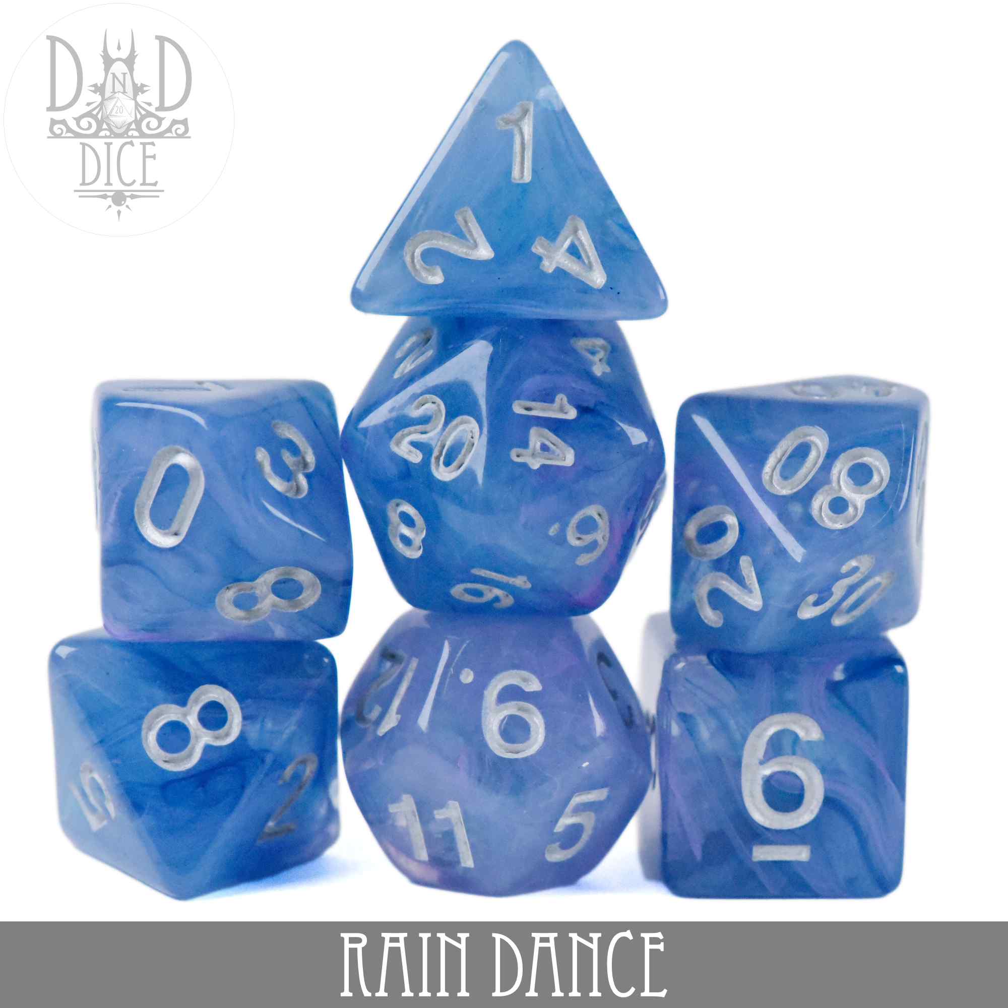 Rain Dance Dice Set