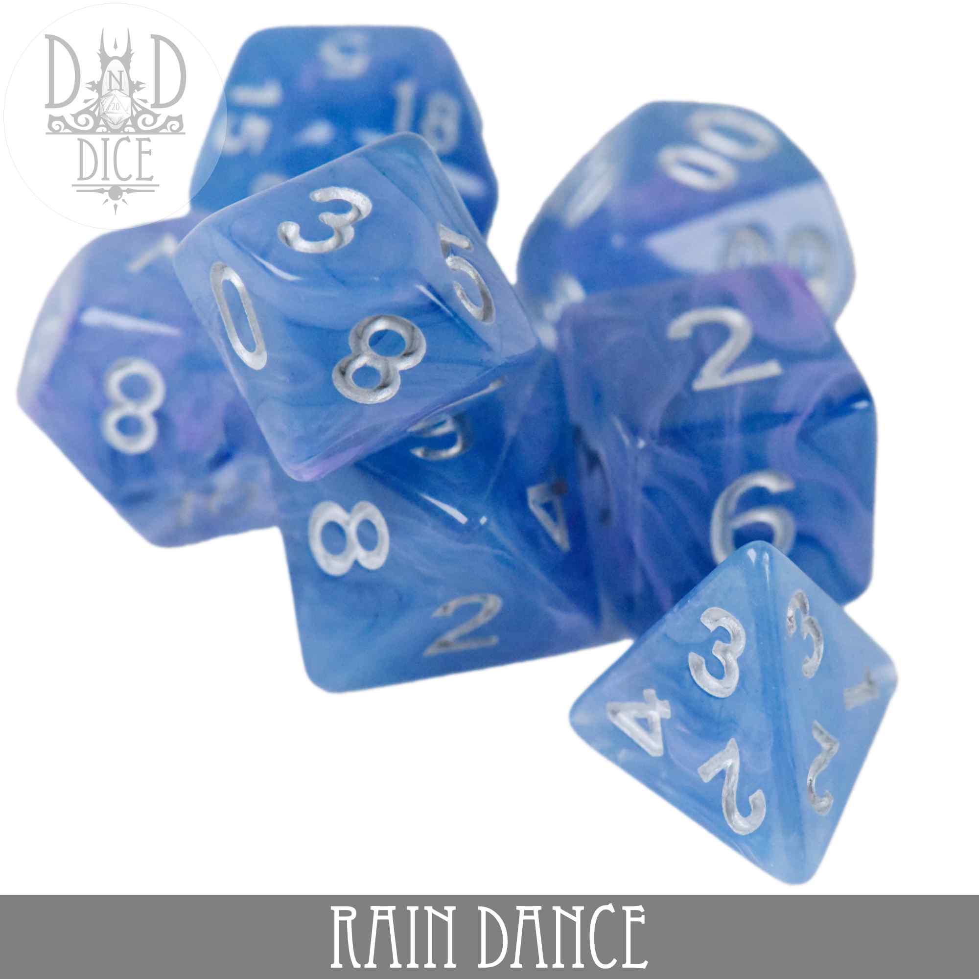 Rain Dance Dice Set