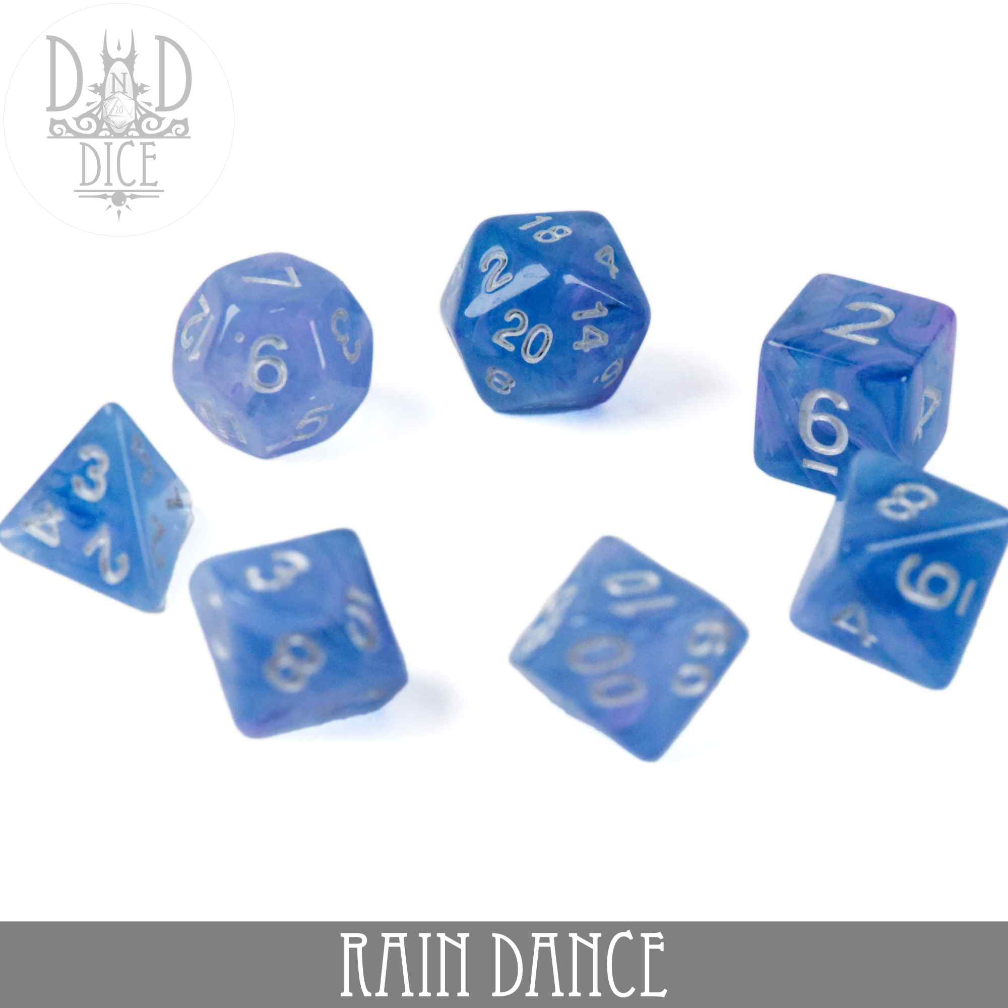 Rain Dance Dice Set