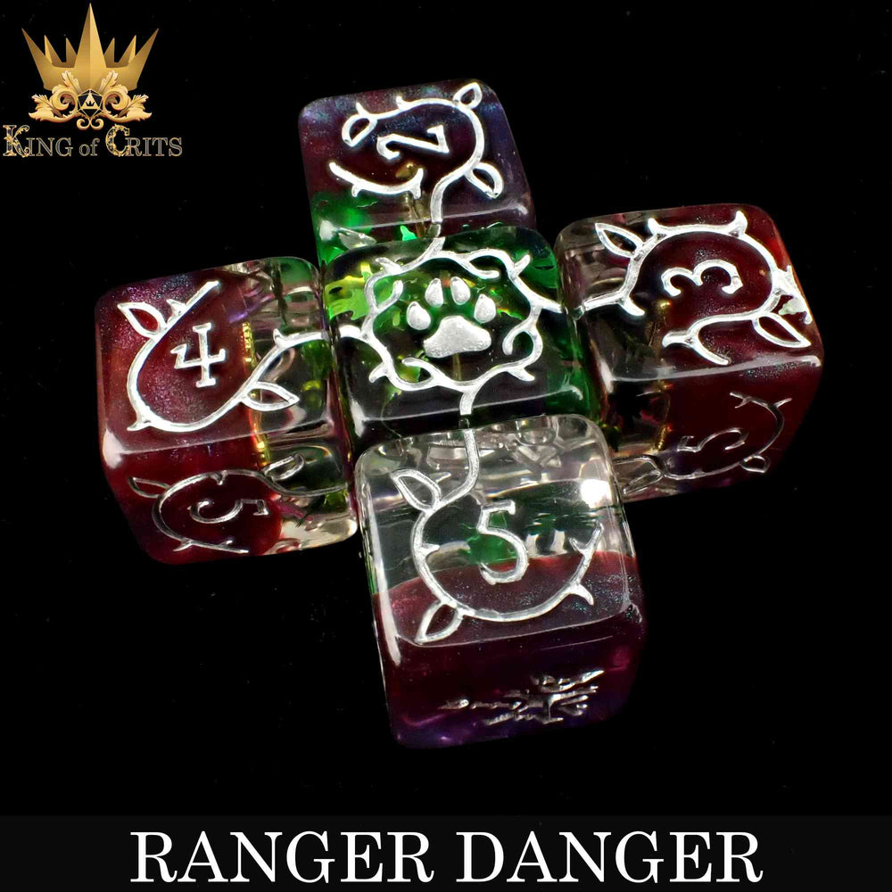 Melee Ranger Dice Set Ranger Danger 11 Dice Set