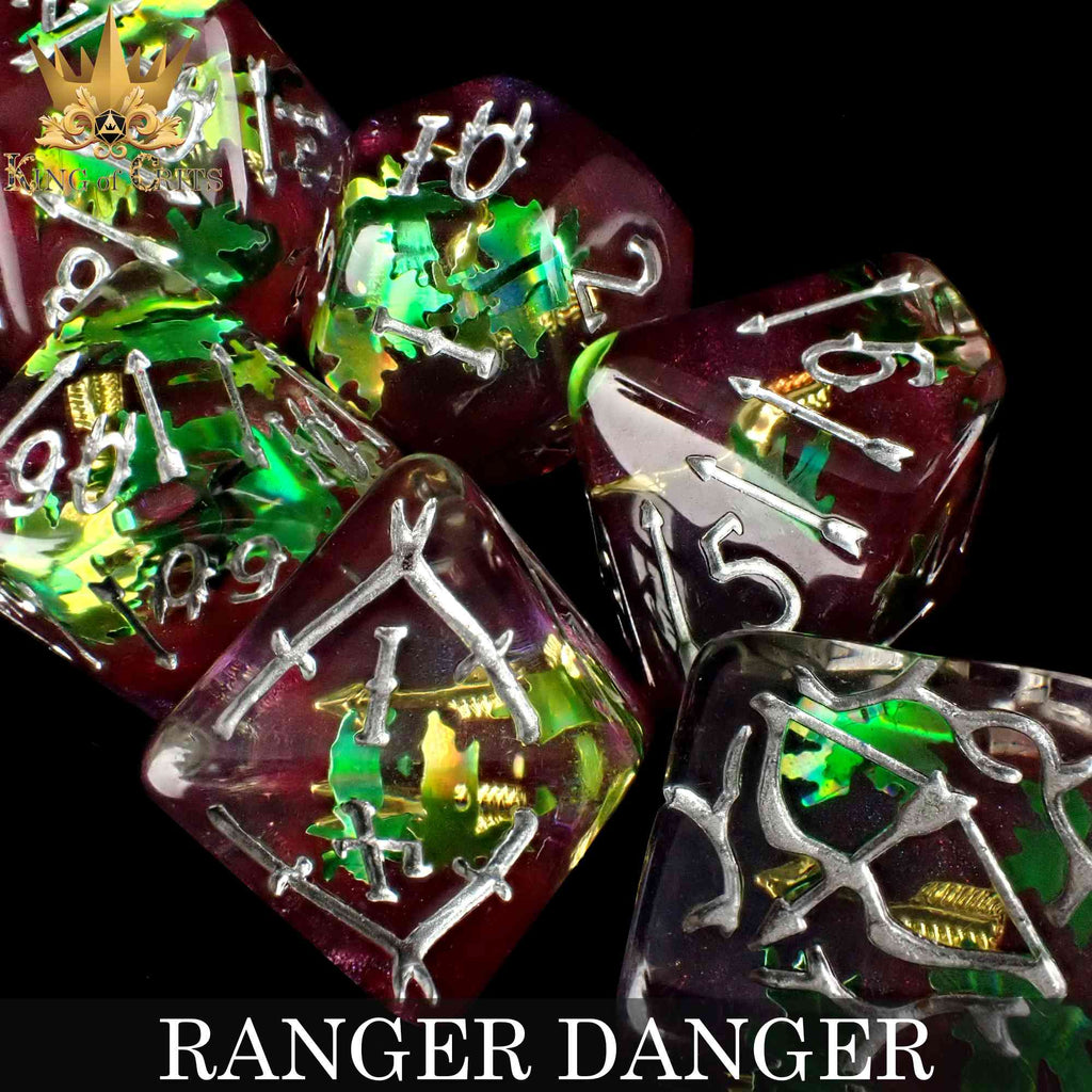 Melee Ranger Dice Set Ranger Danger 11 Dice Set