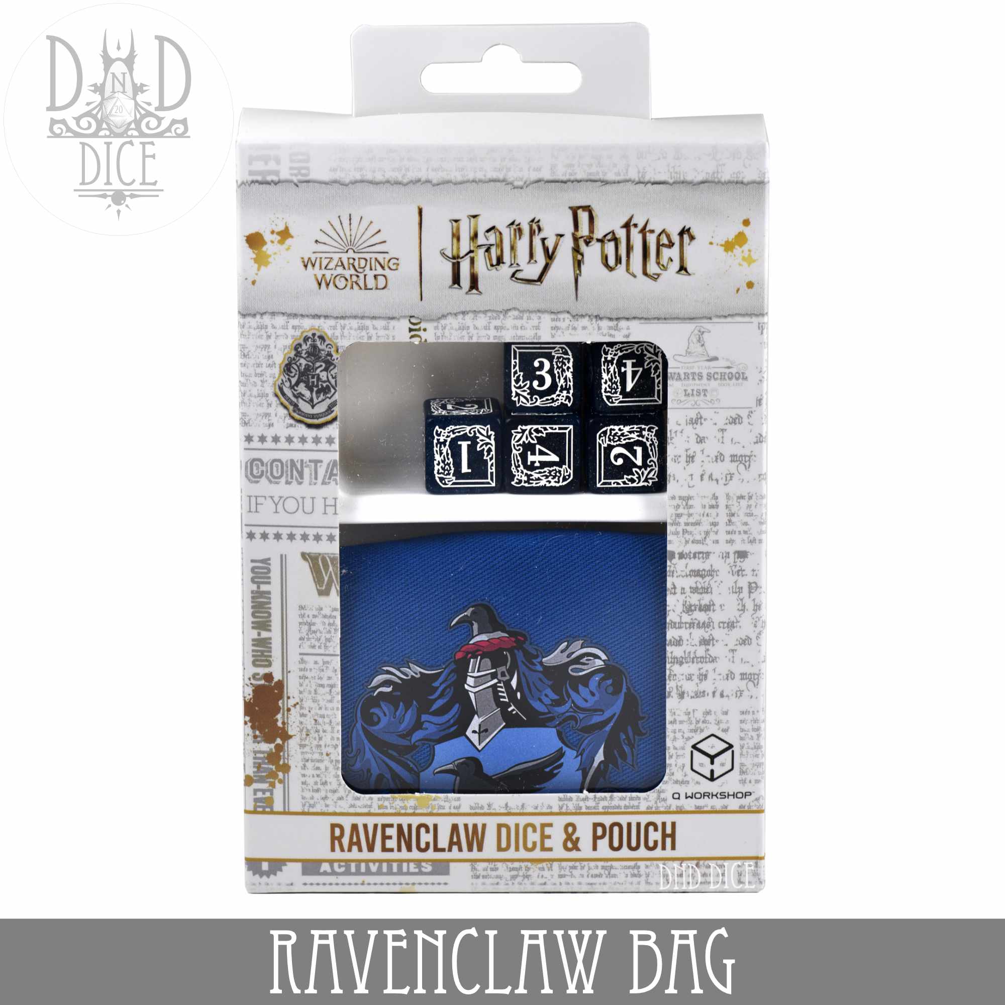 Harry Potter - Ravenclaw Dice Bag & 5D6
