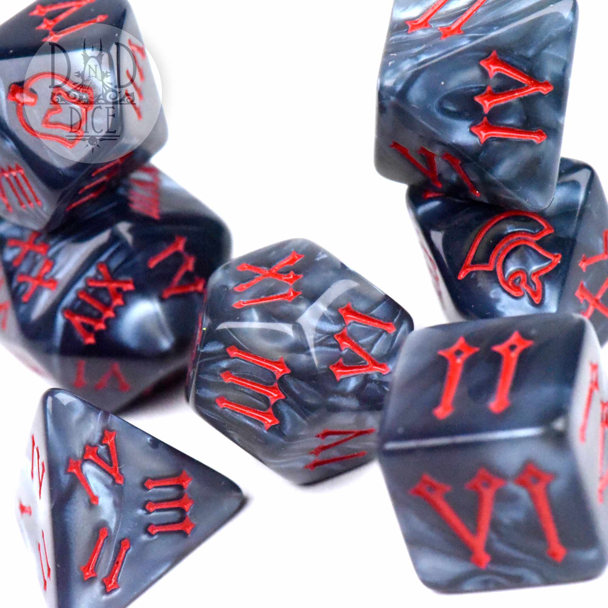 Roman Legion Grey Dice Set