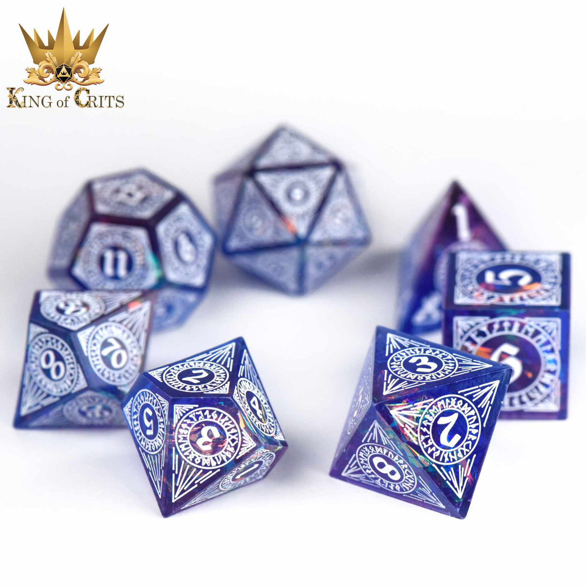 Runes of Ragnarok Handmade Dice Set