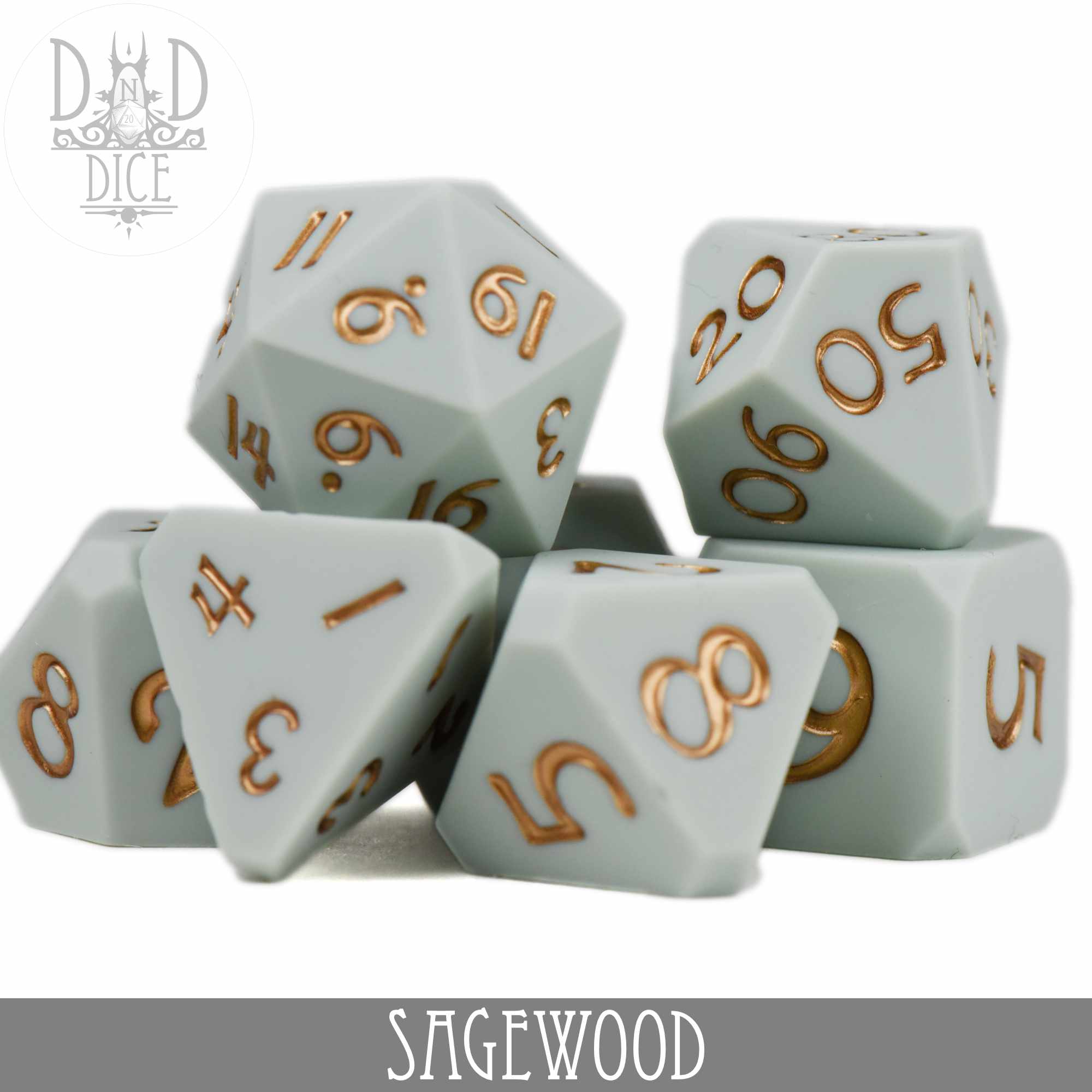 Sagewood Silicone Dice Set