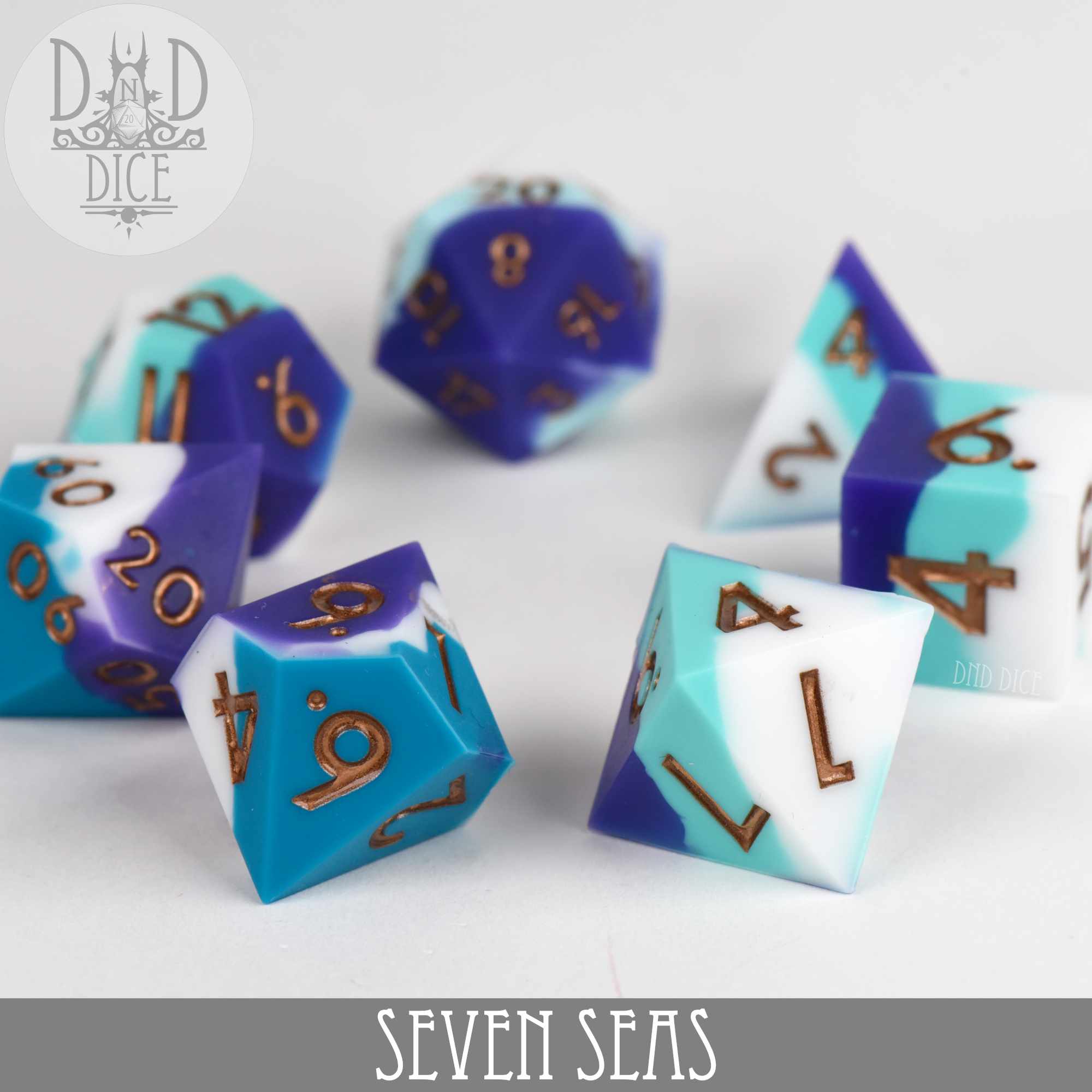 Seven Seas Silicone Dice Set