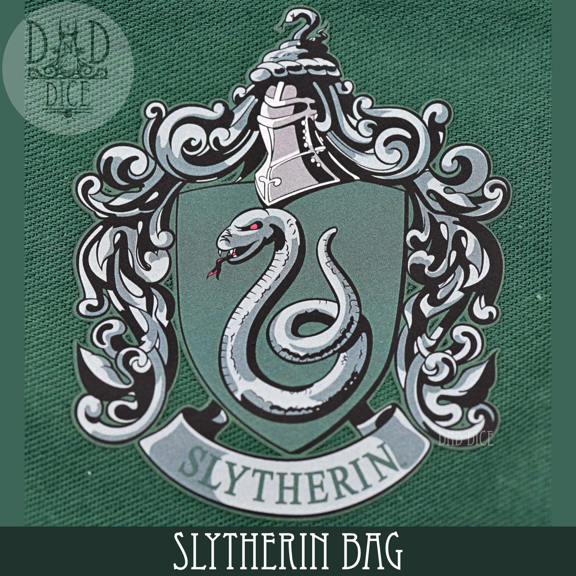 Harry Potter - Slytherin Dice Bag & 5D6