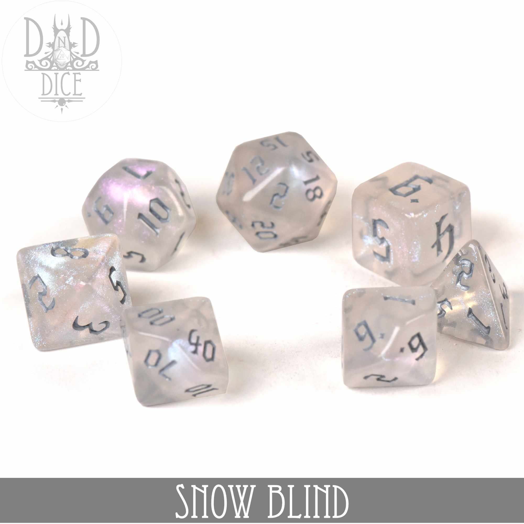 Snow Blind Dice Set