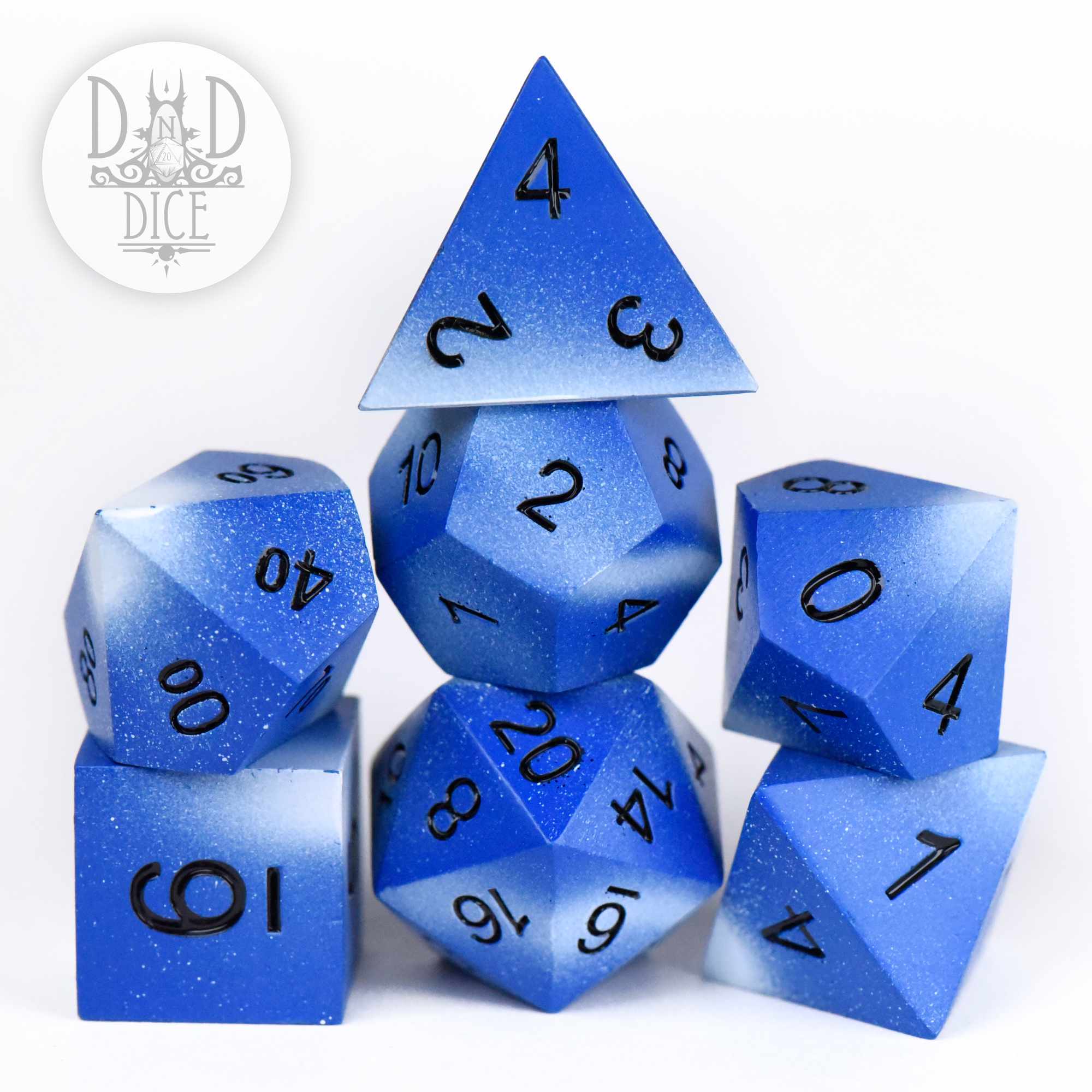 Snow Blower Metal Dice Set