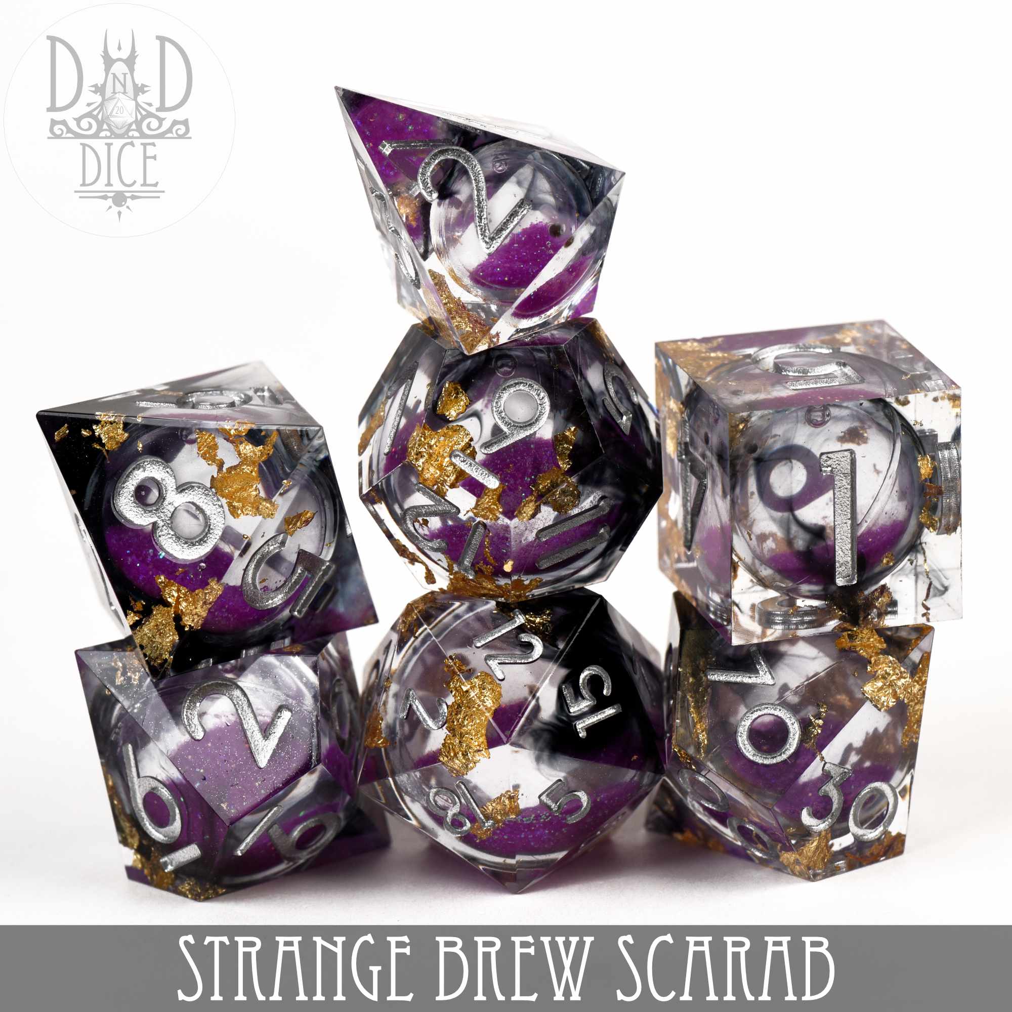 Strange Brew : Scarab Liquid Core Dice Set