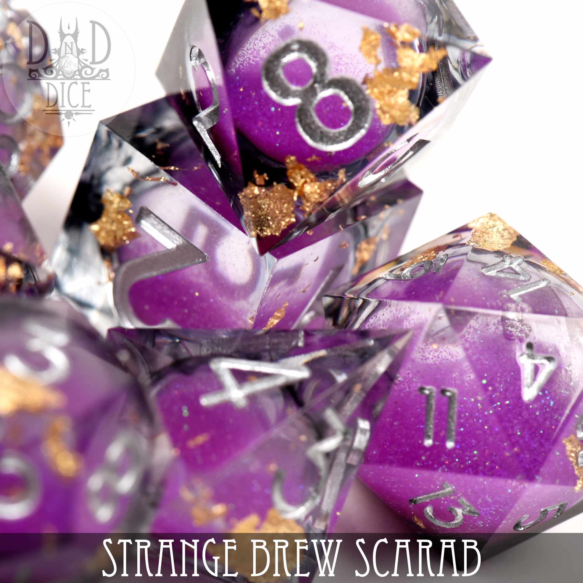 Strange Brew : Scarab Liquid Core Dice Set