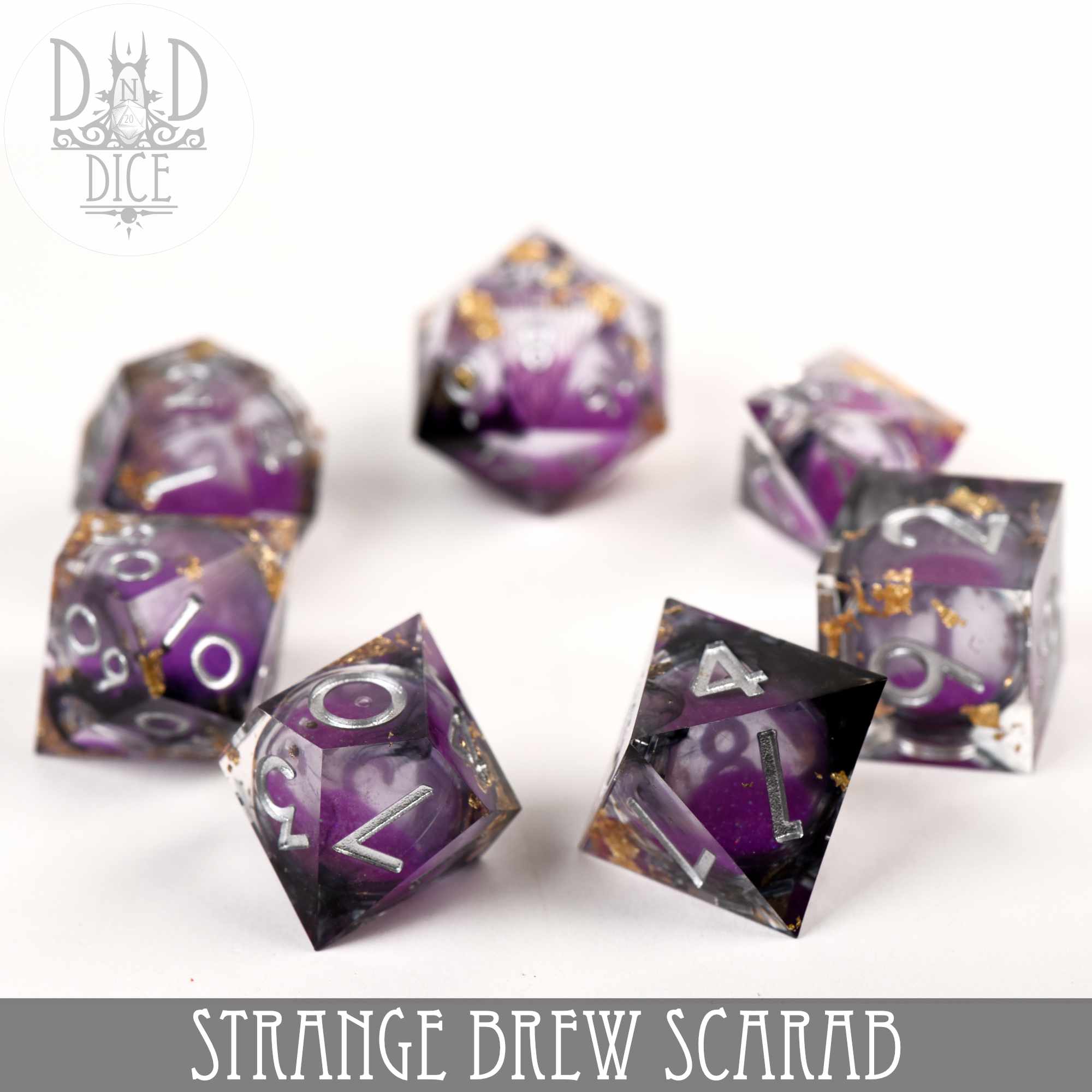 Strange Brew : Scarab Liquid Core Dice Set