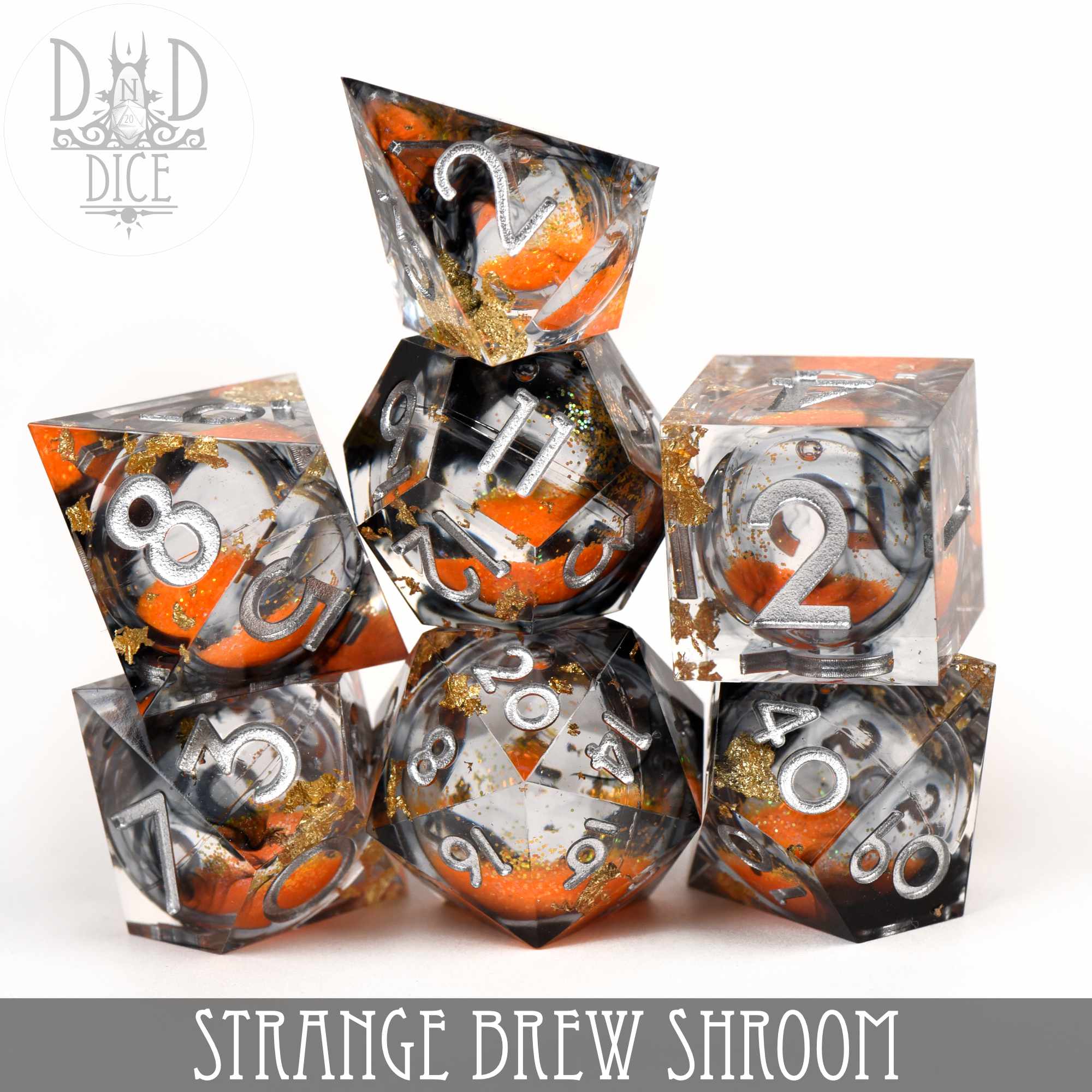 Strange Brew : Shroom Liquid Core Dice Set