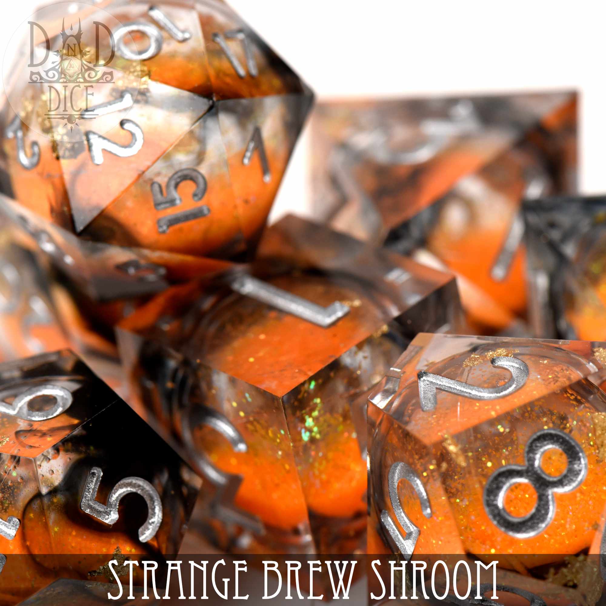 Strange Brew : Shroom Liquid Core Dice Set