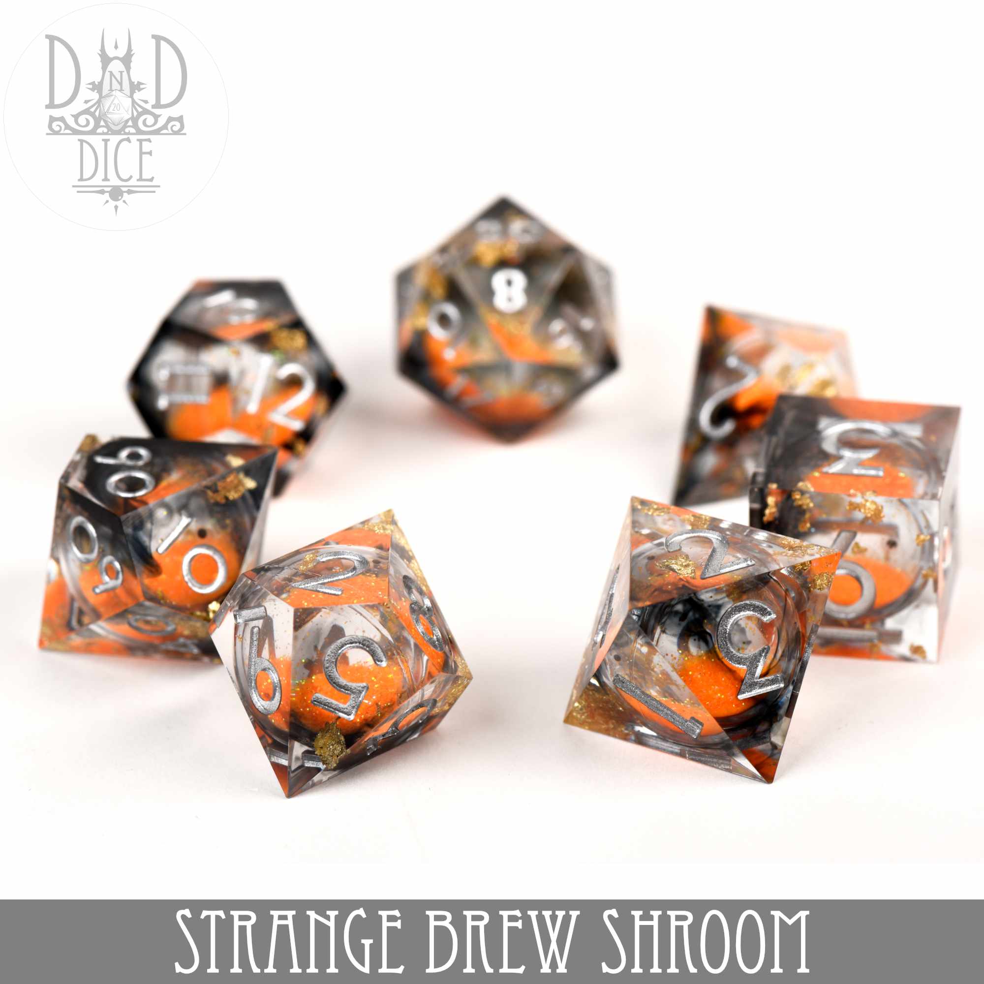 Strange Brew : Shroom Liquid Core Dice Set