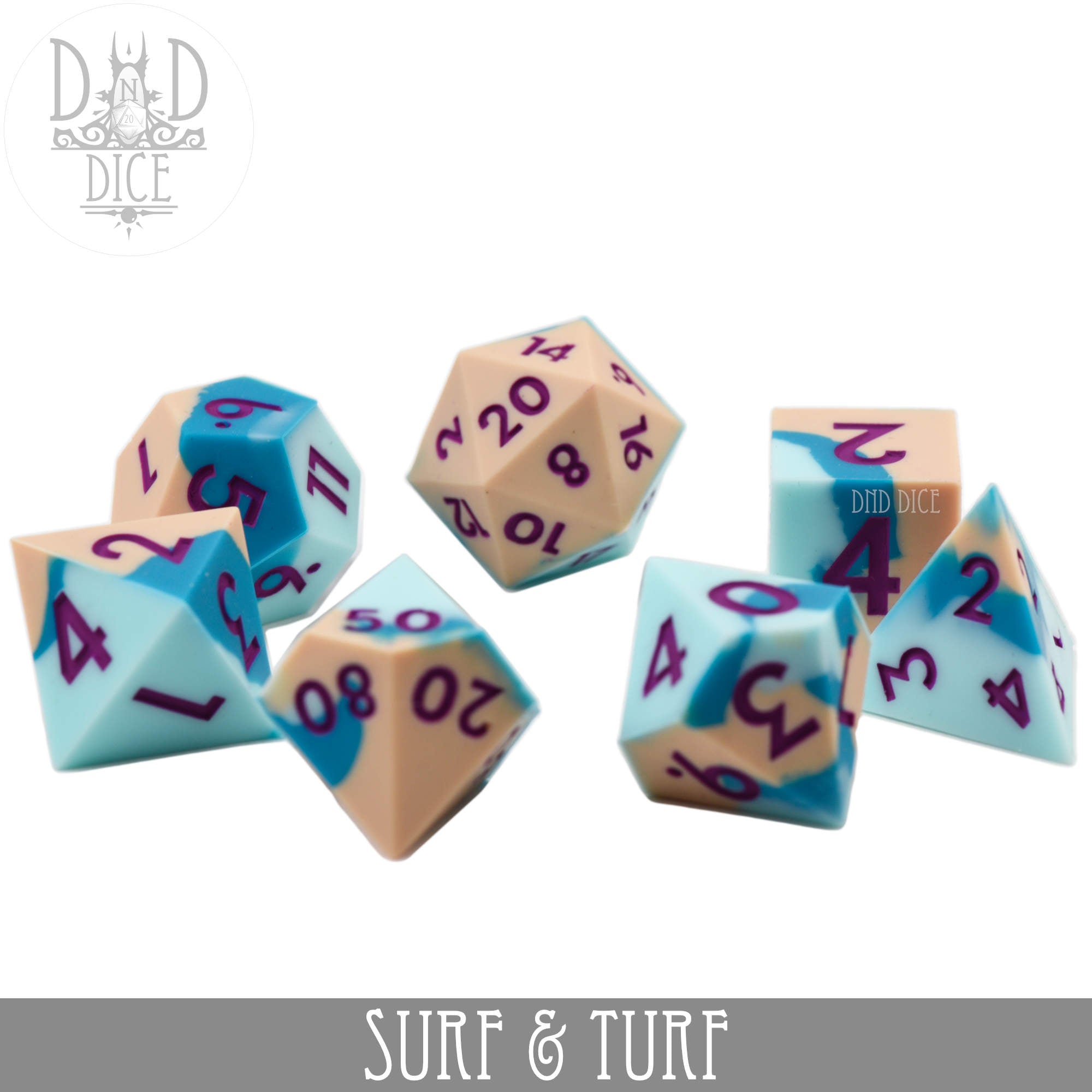 Surf & Turf Silicone Dice Set