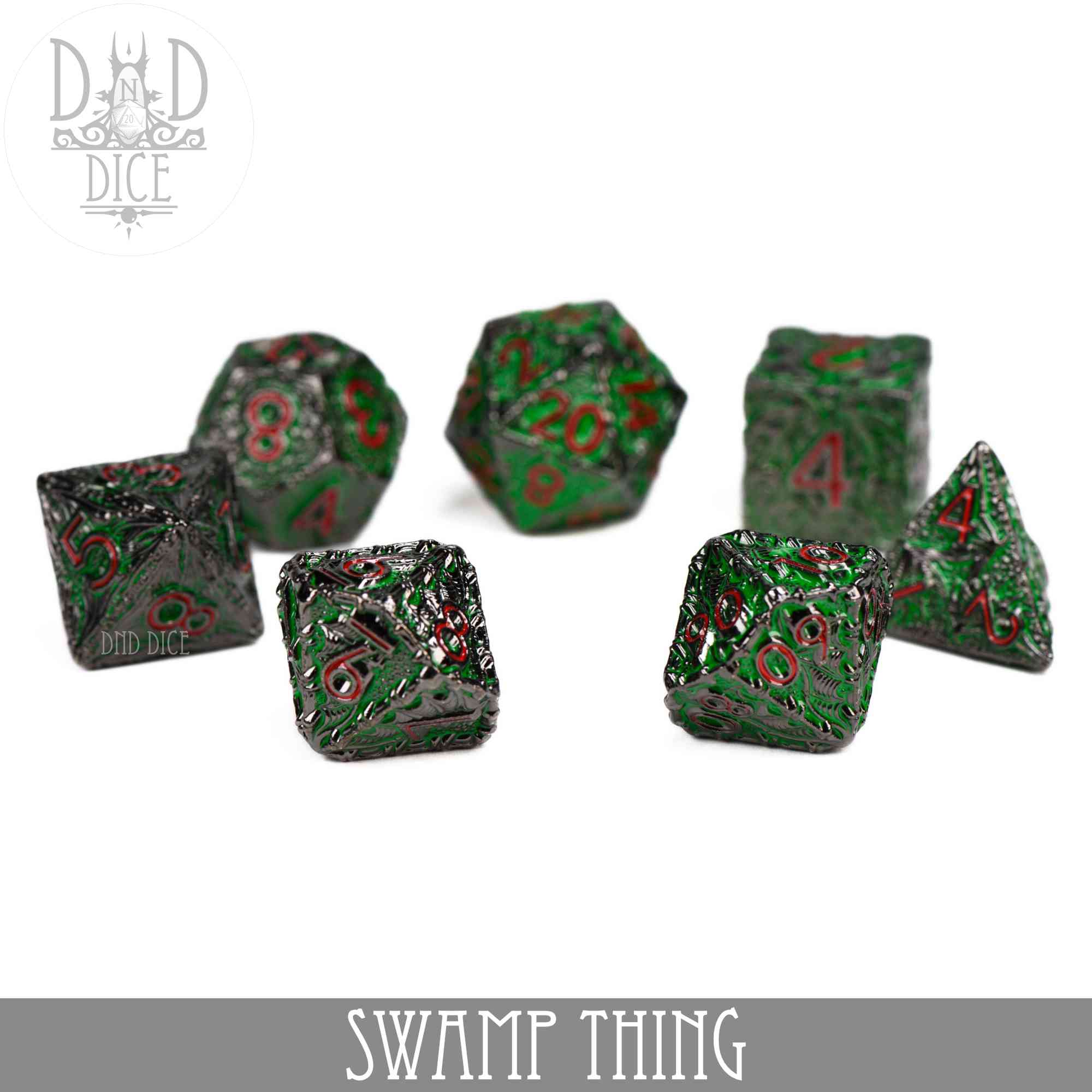 Swamp Thing Metal Dice Set