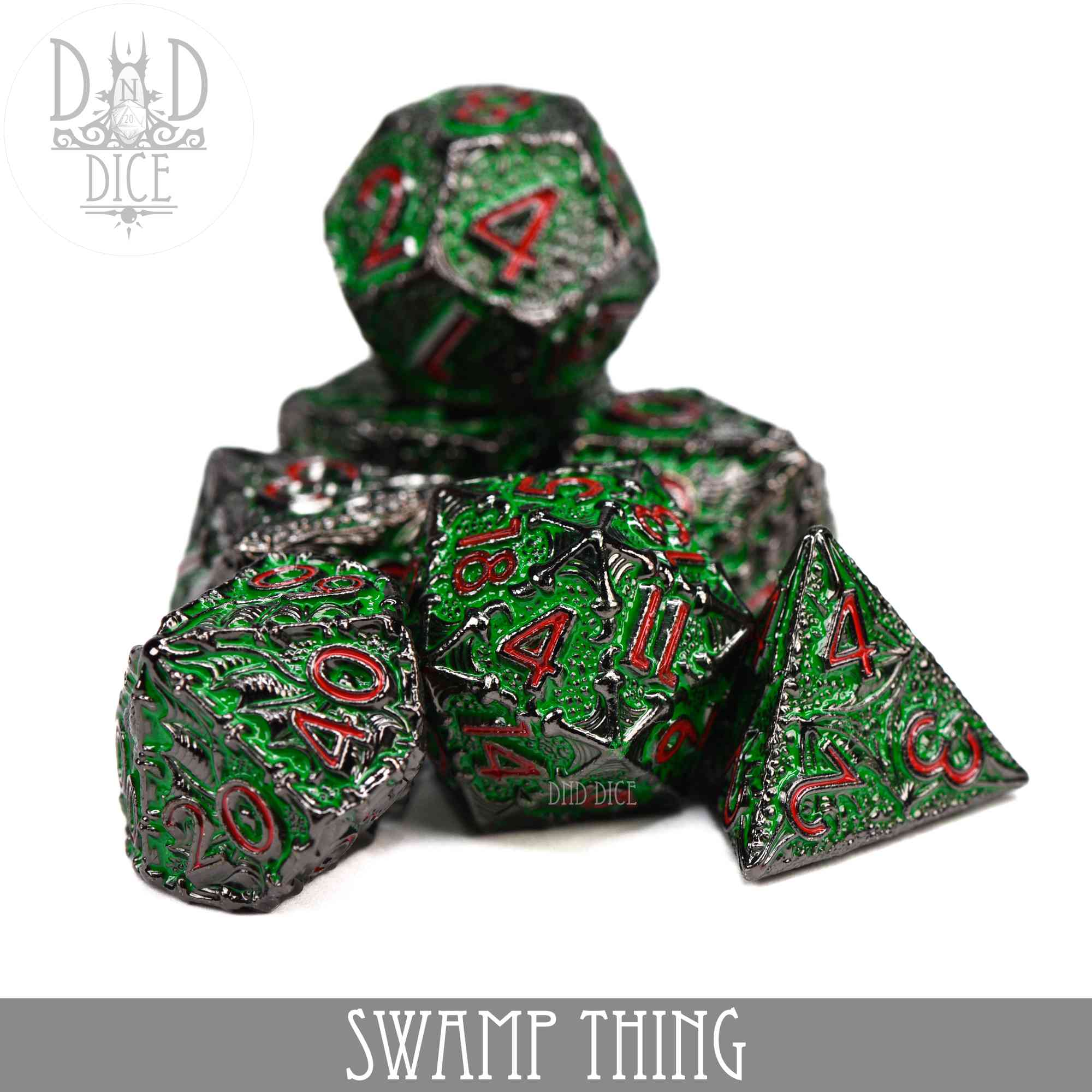 Swamp Thing Metal Dice Set