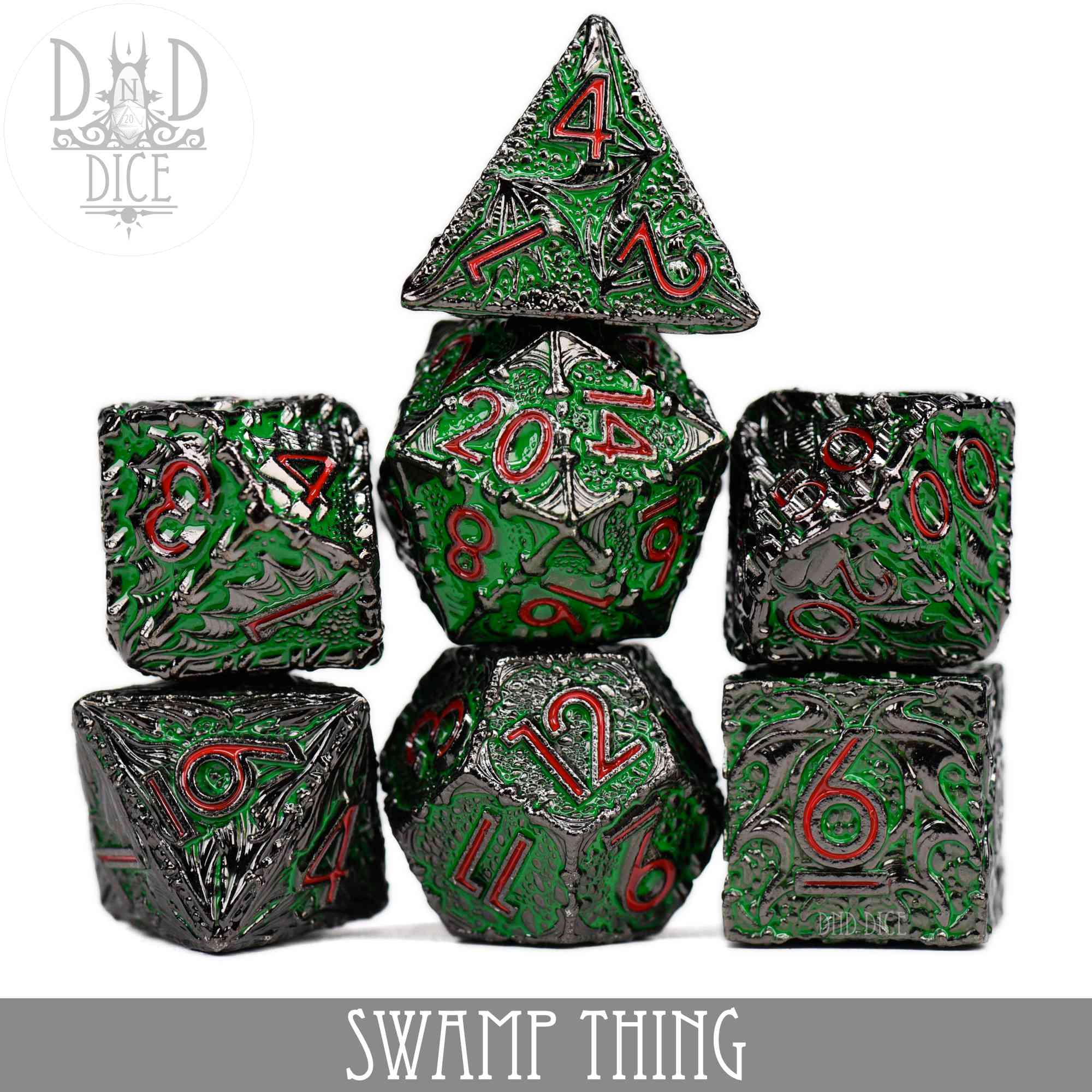 Swamp Thing Metal Dice Set