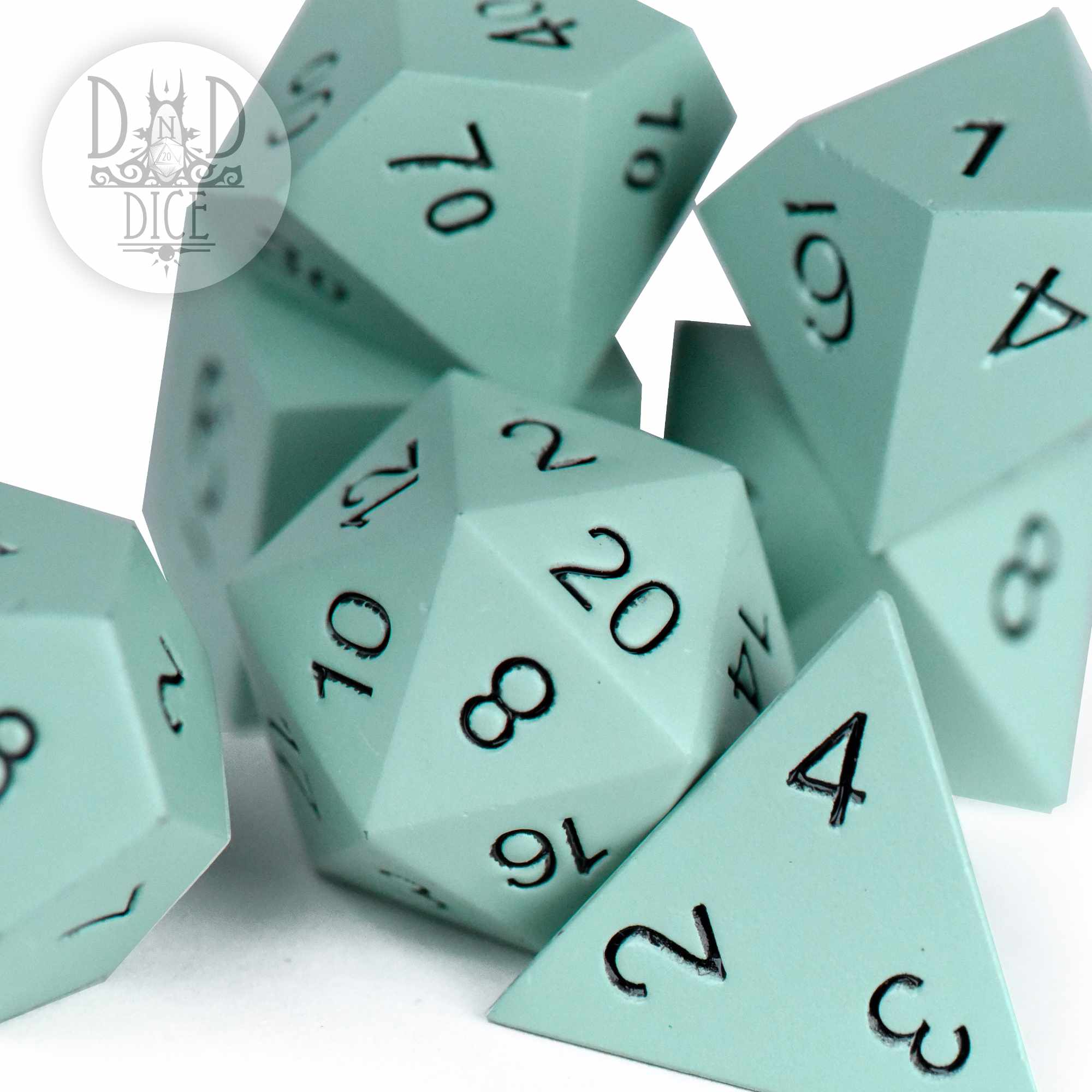 Synth Lab Metal Dice Set