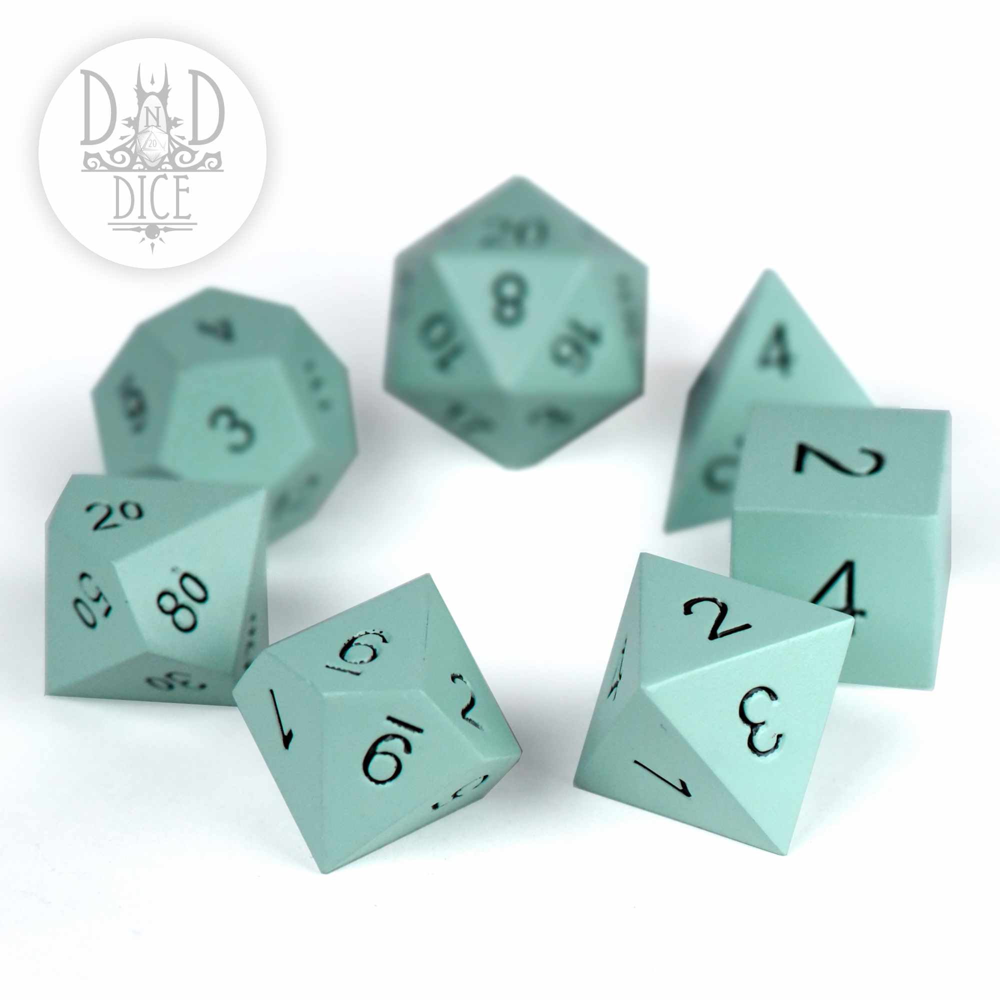 Synth Lab Metal Dice Set