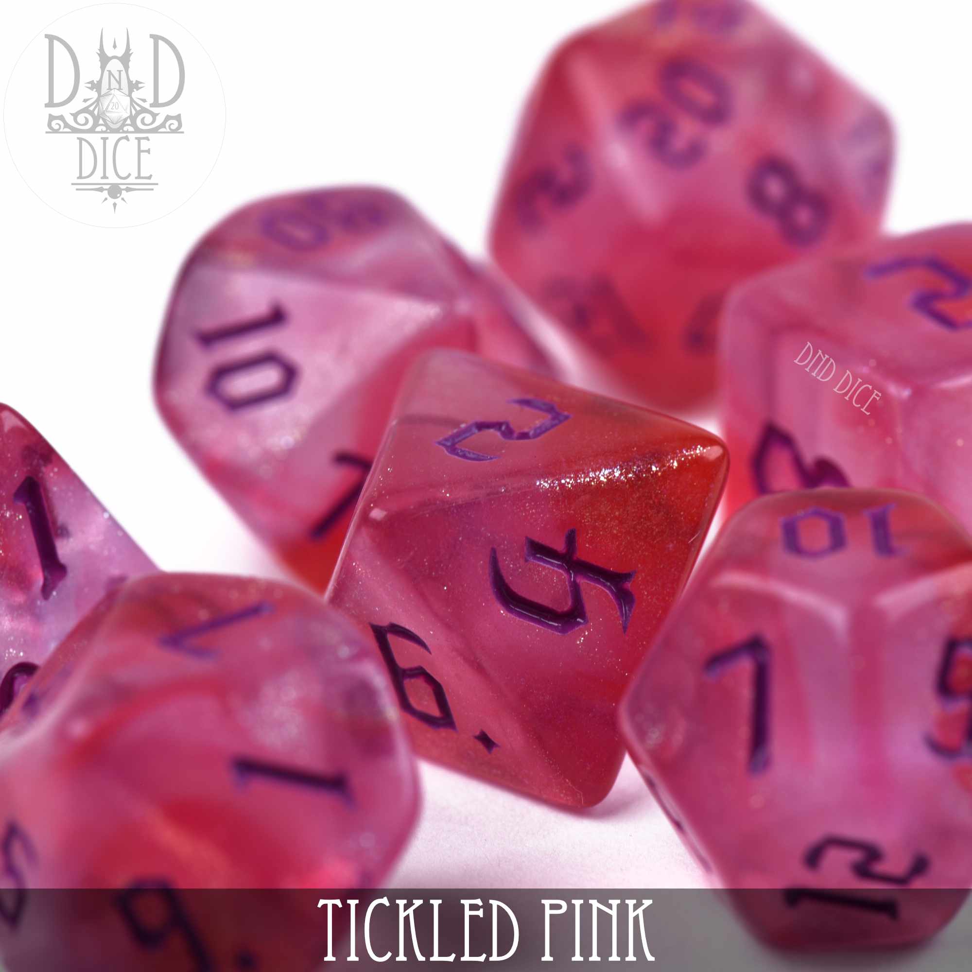 Tickled Pink Dice Set