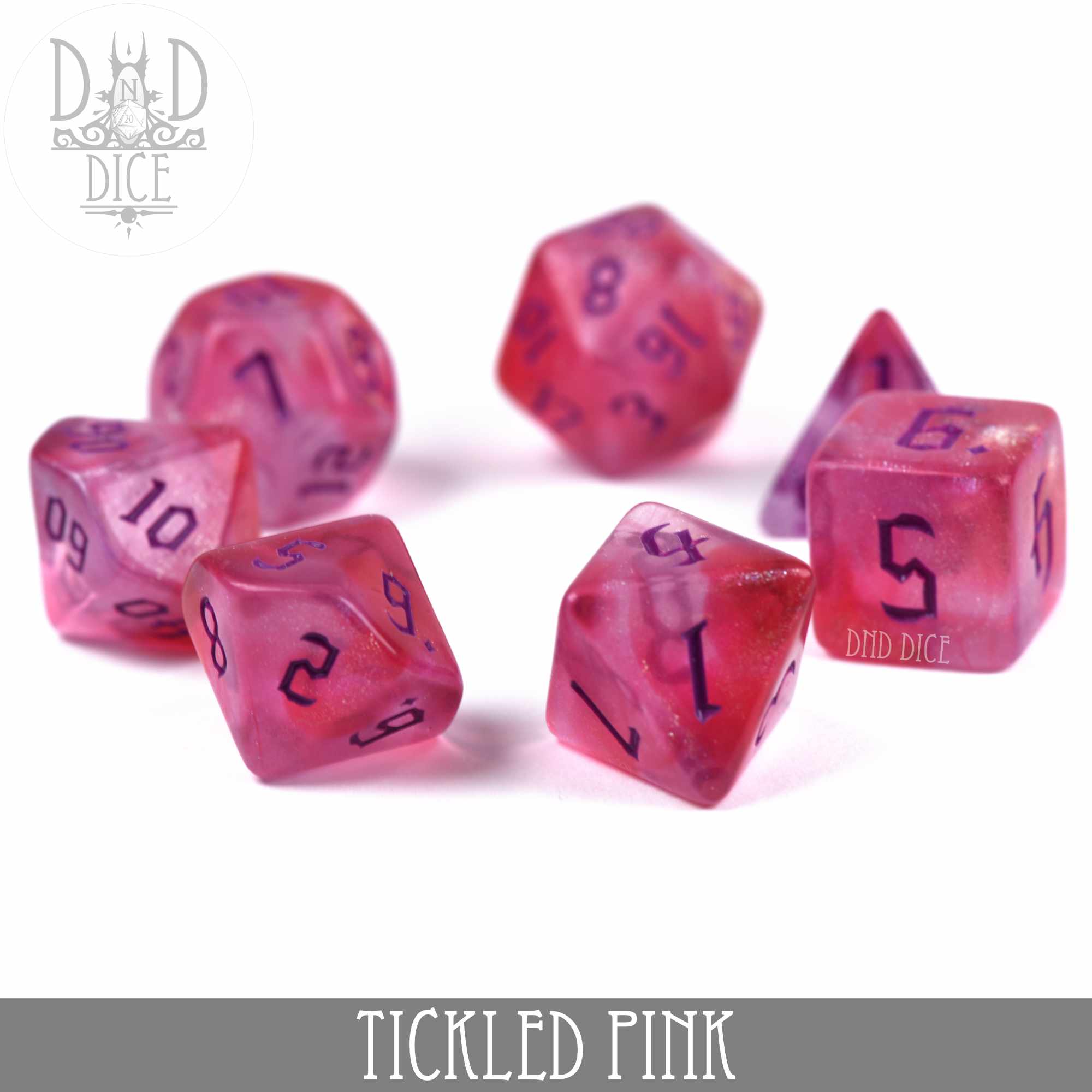 Tickled Pink Dice Set