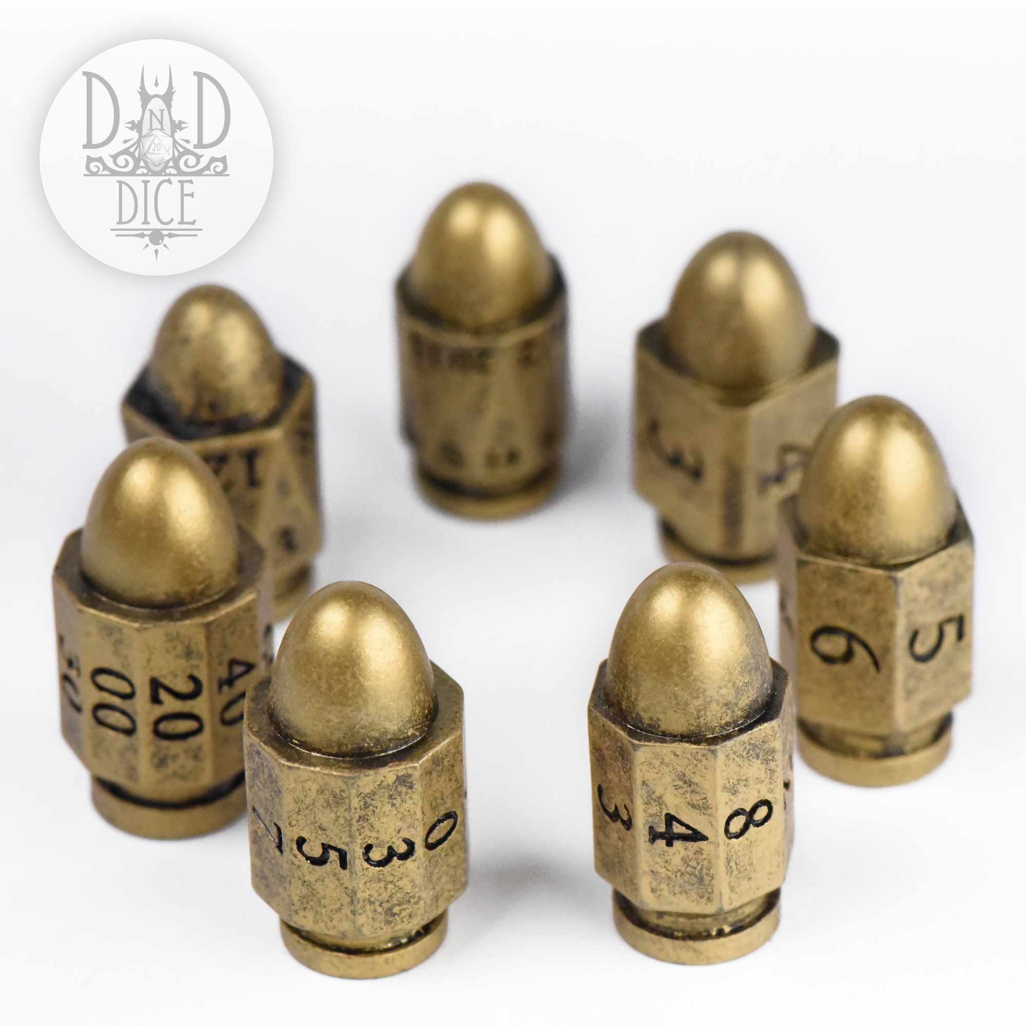 Top Brass Dice Set