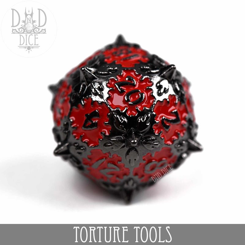 Torture Tools Red - Metal Dice Set
