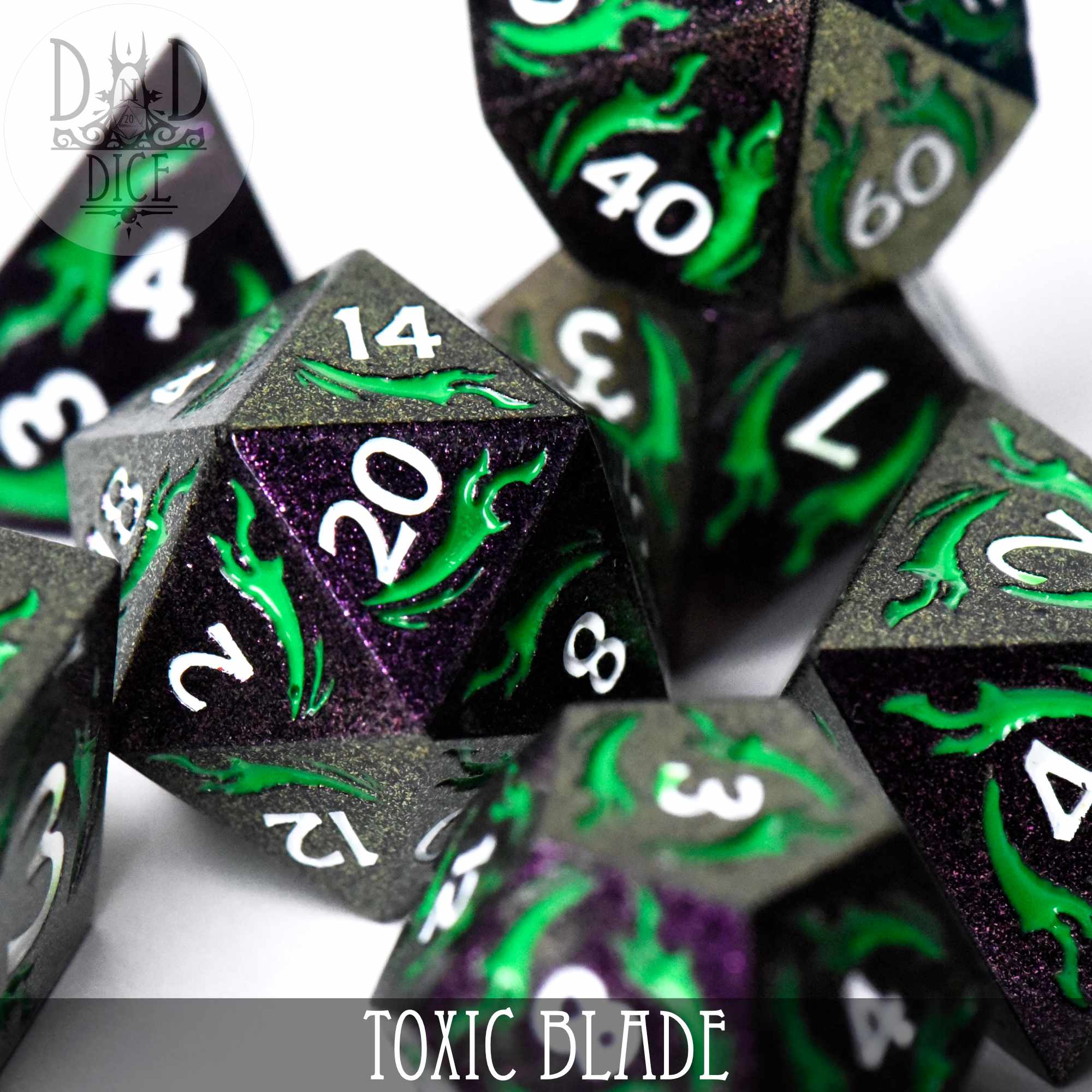 Toxic Blade Metal Dice Set