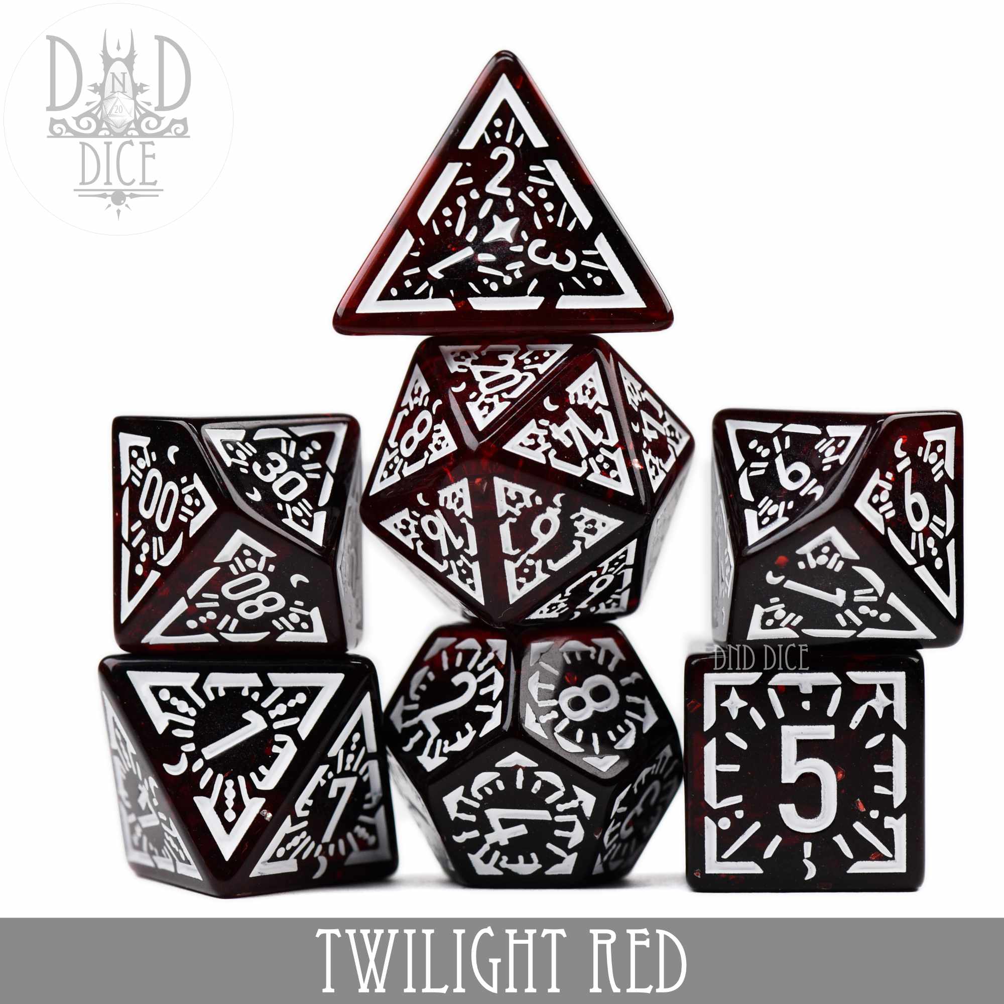 Twilight Red Dice Set