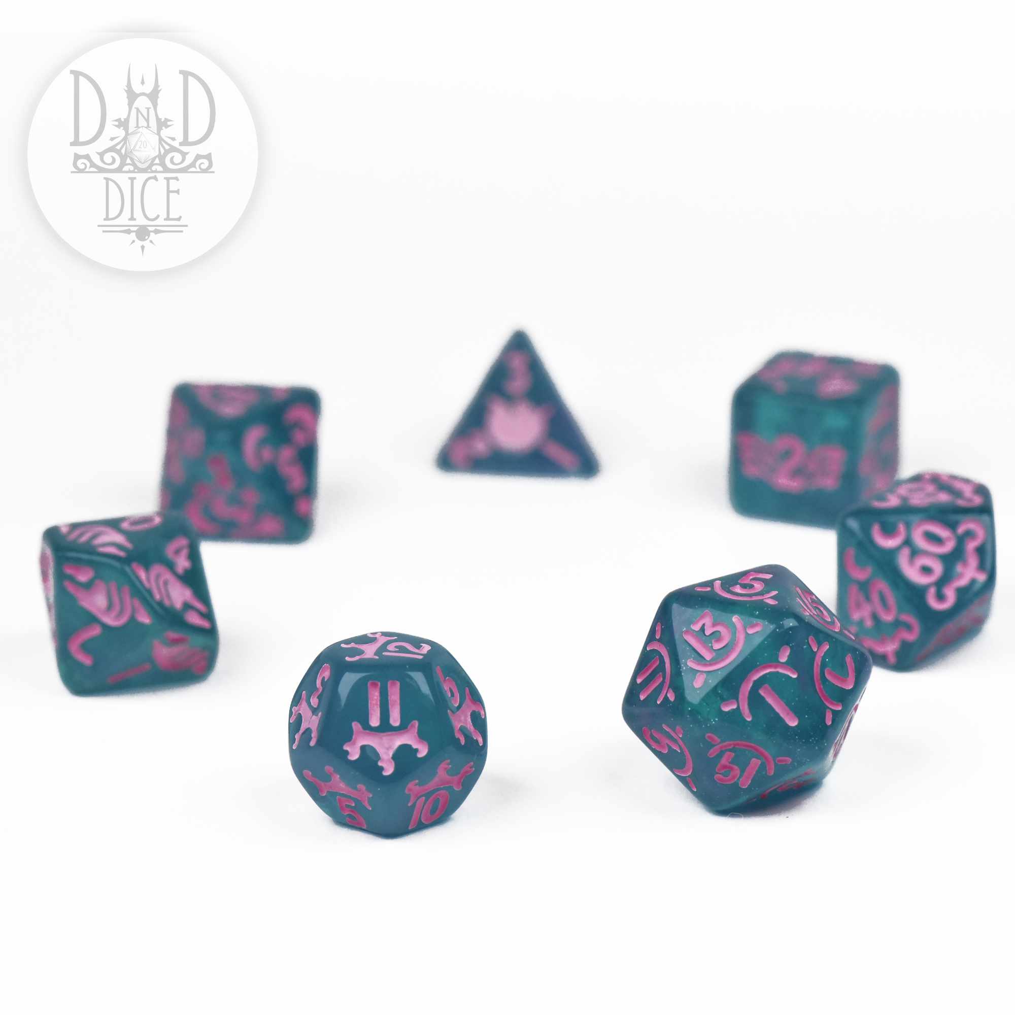 Unicorn Princess Dice Set