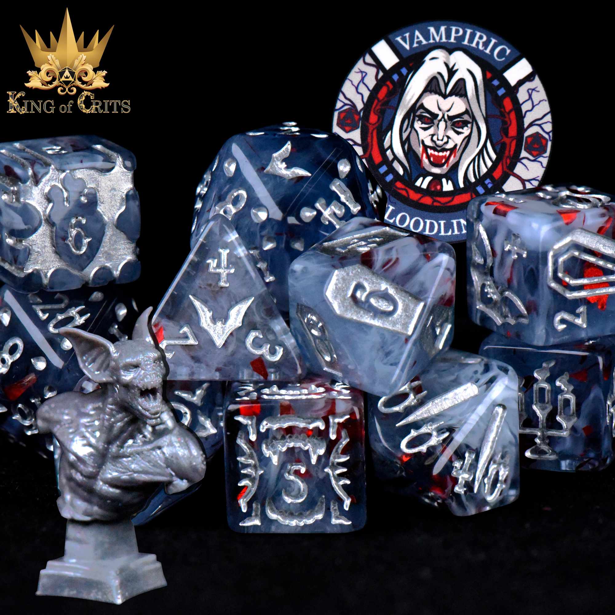 Vampiric Bloodline 11 Dice Set