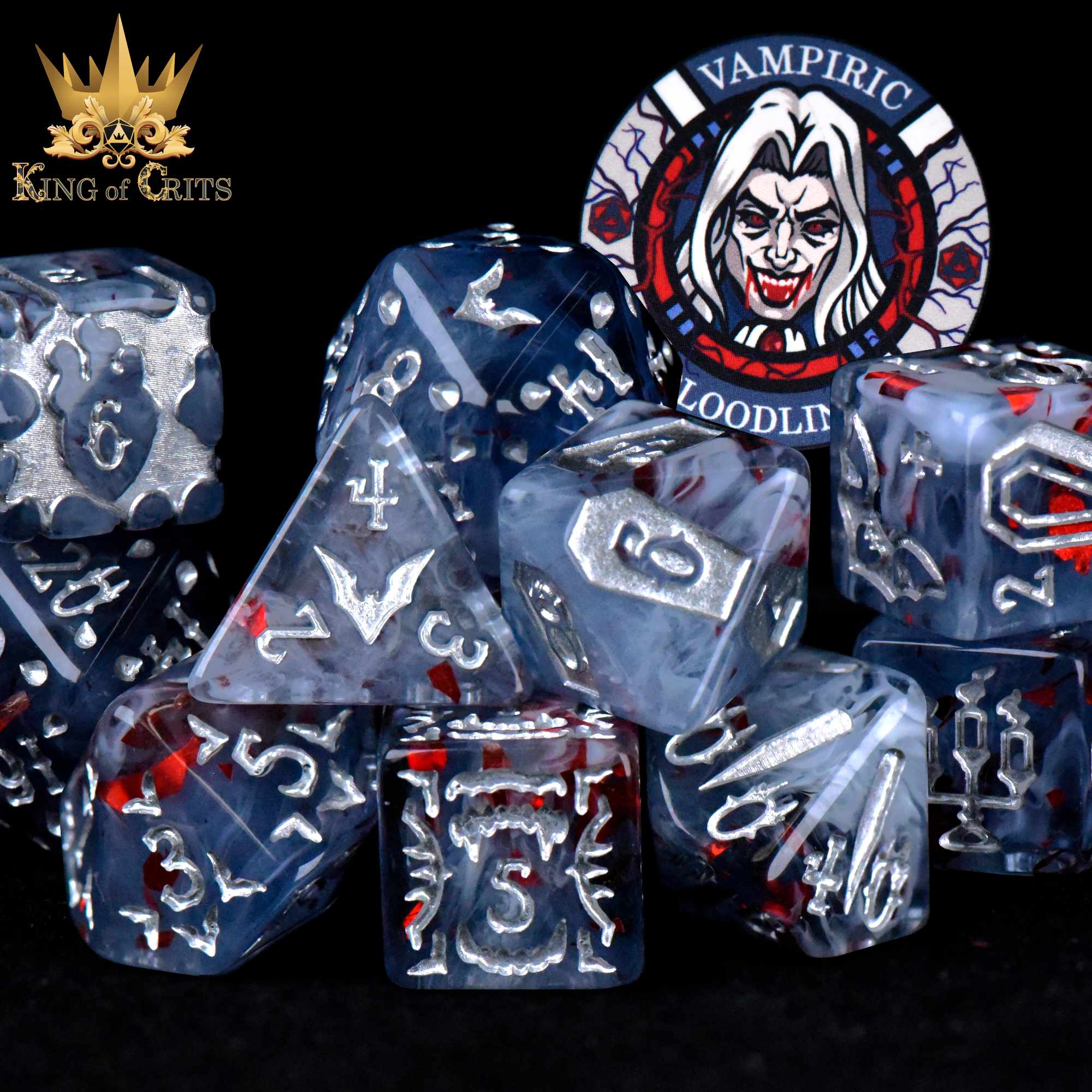 Vampiric Bloodline 11 Dice Set
