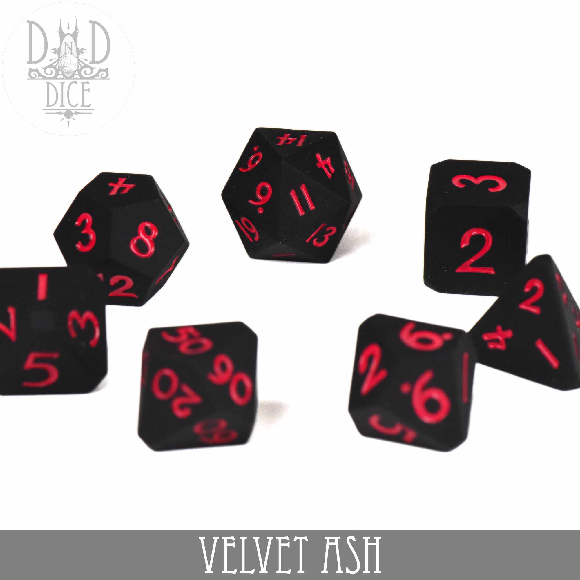 Velvet Ash Silicone Dice Set