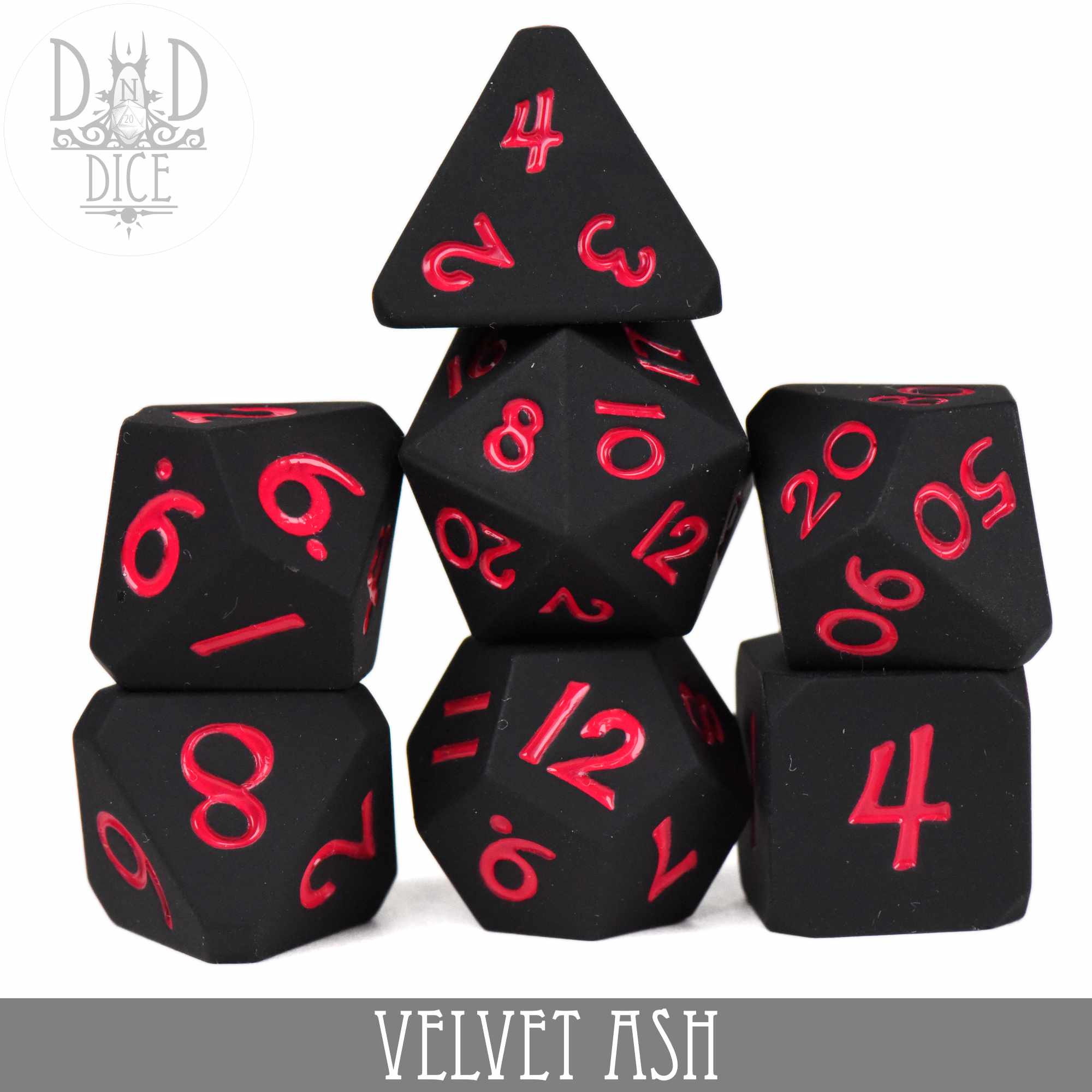 Velvet Ash Silicone Dice Set