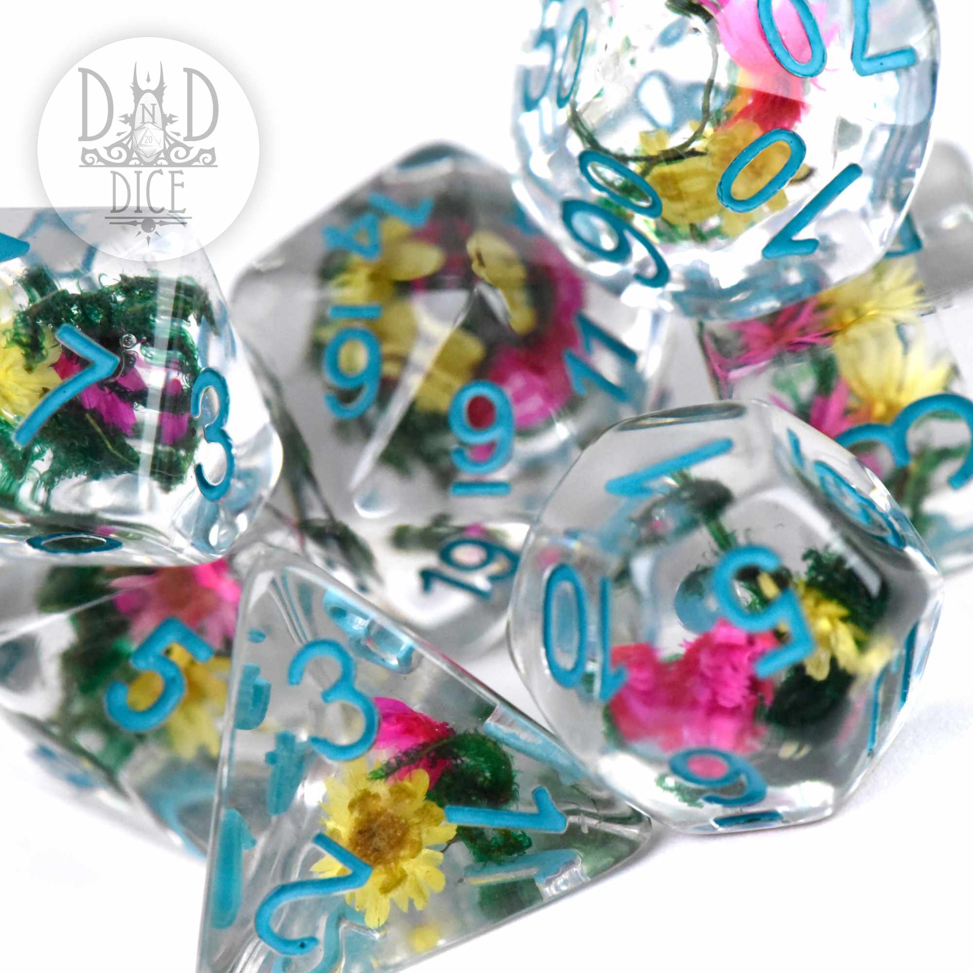 Vintage Bloom Dice Set