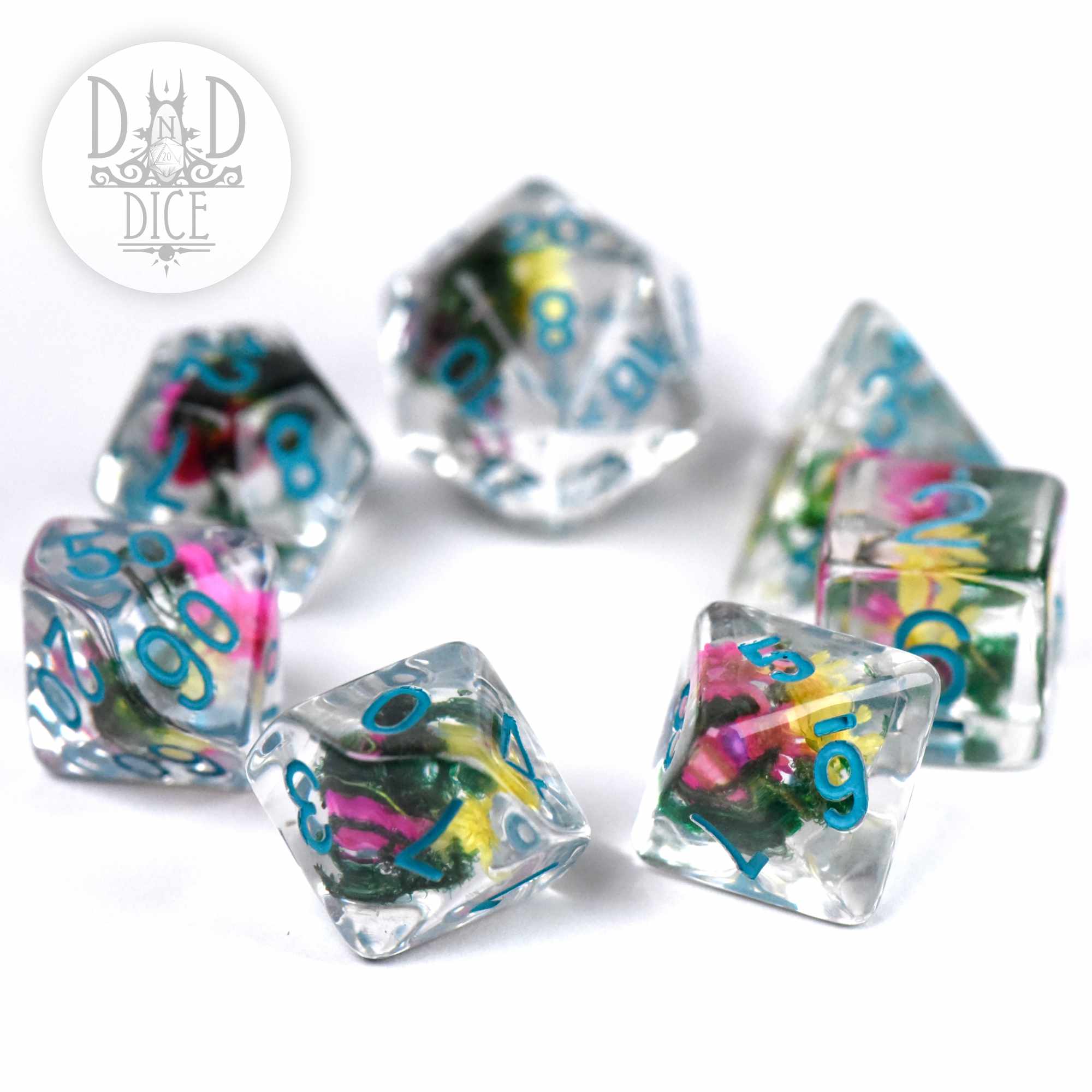 Vintage Bloom Dice Set