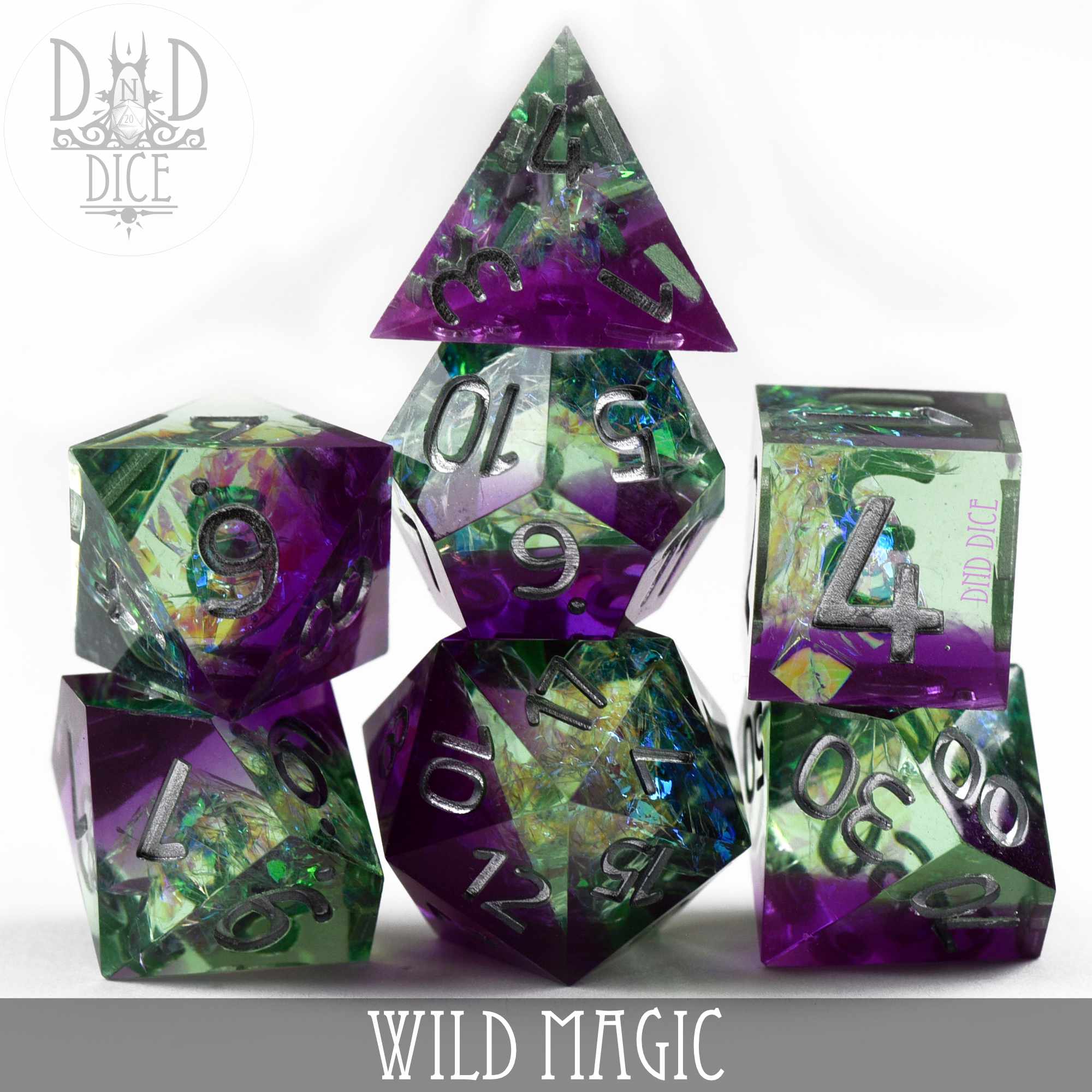 Wild Magic Handmade Dice Set