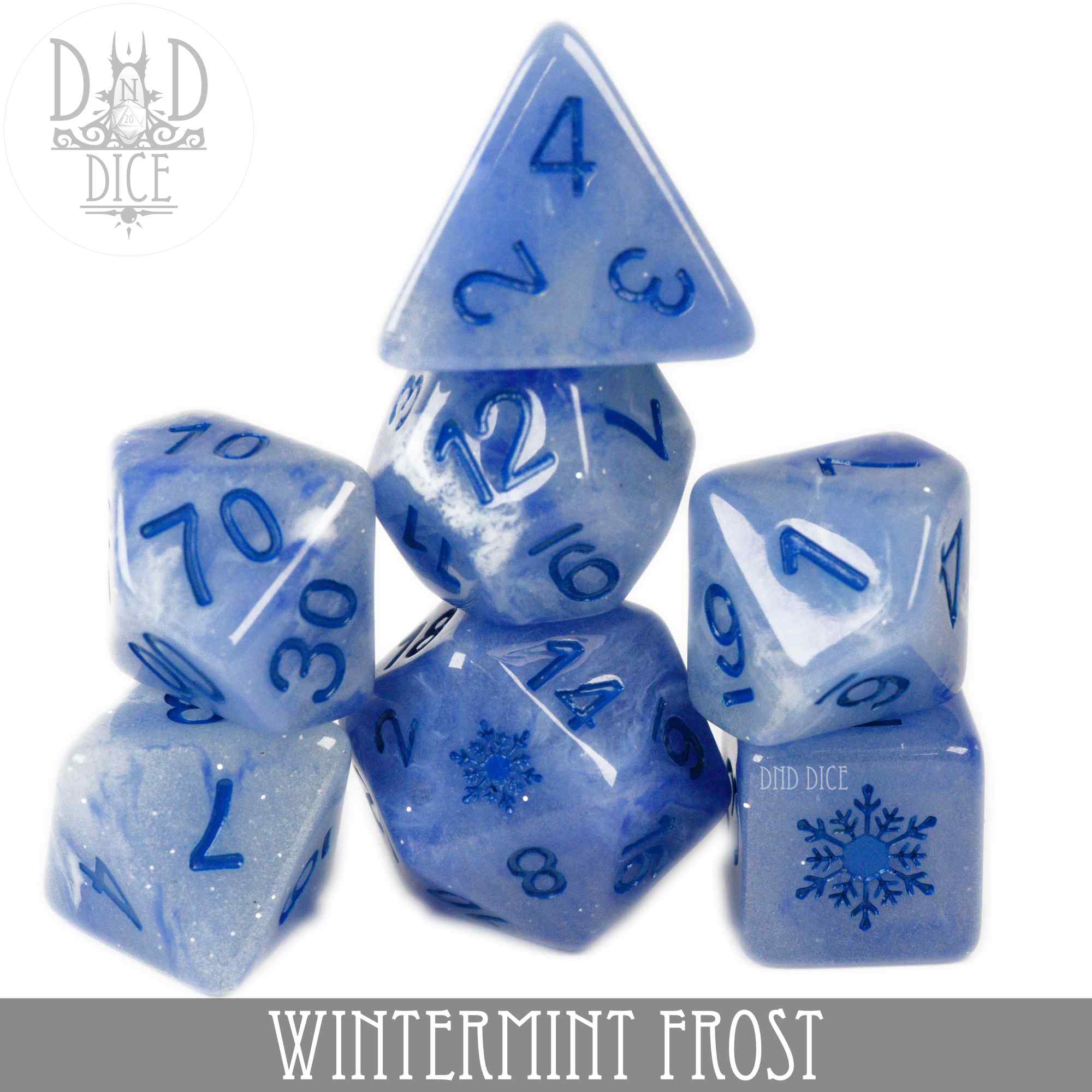 Wintermint Frost Dice Set