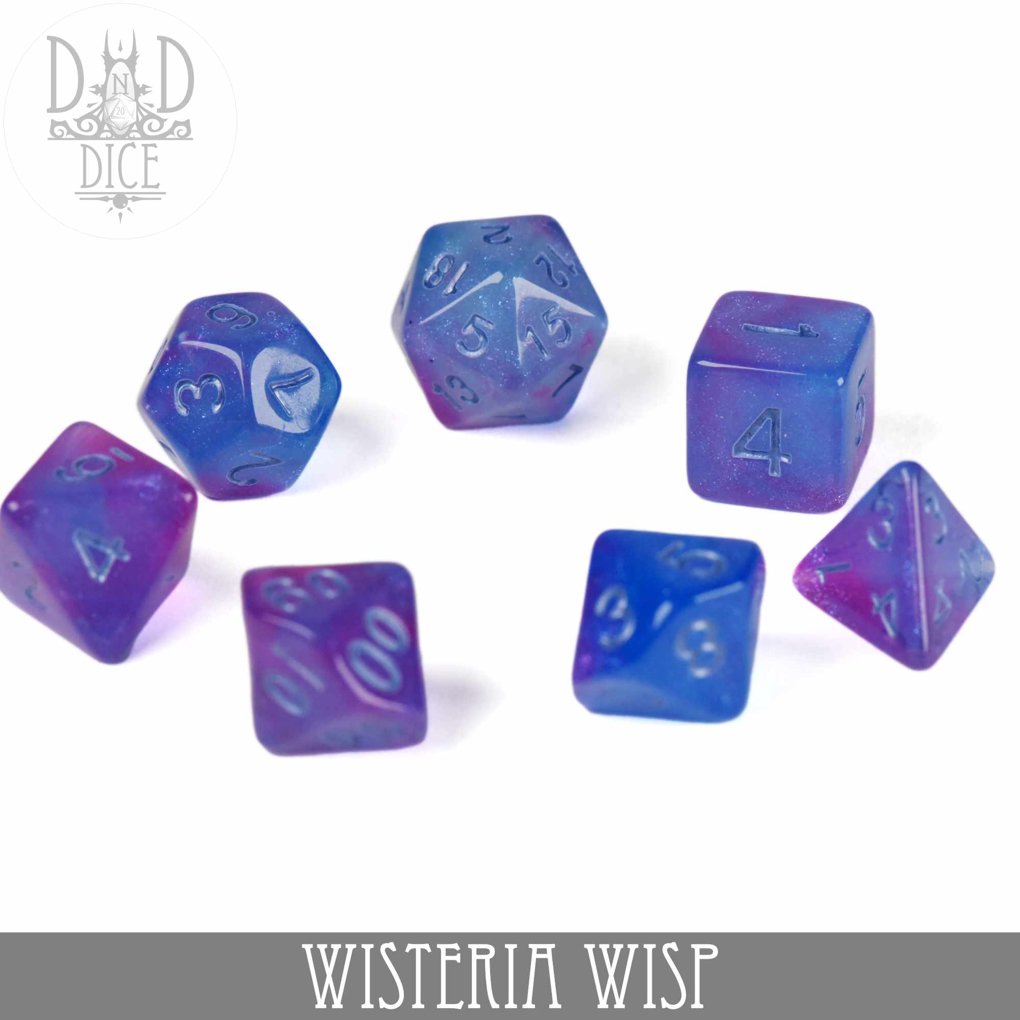 Wisteria Wisp Dice Set