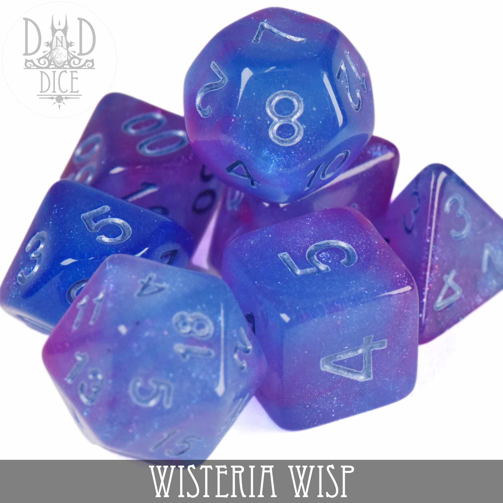 Wisteria Wisp Dice Set