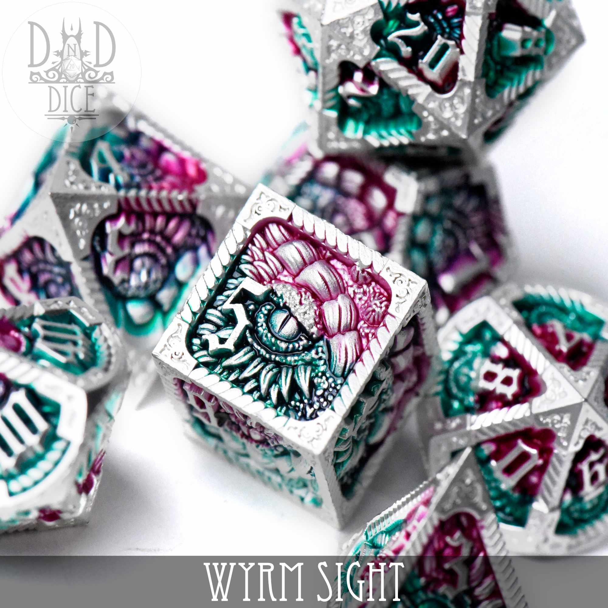 Wyrm Sight Metal Dice Set