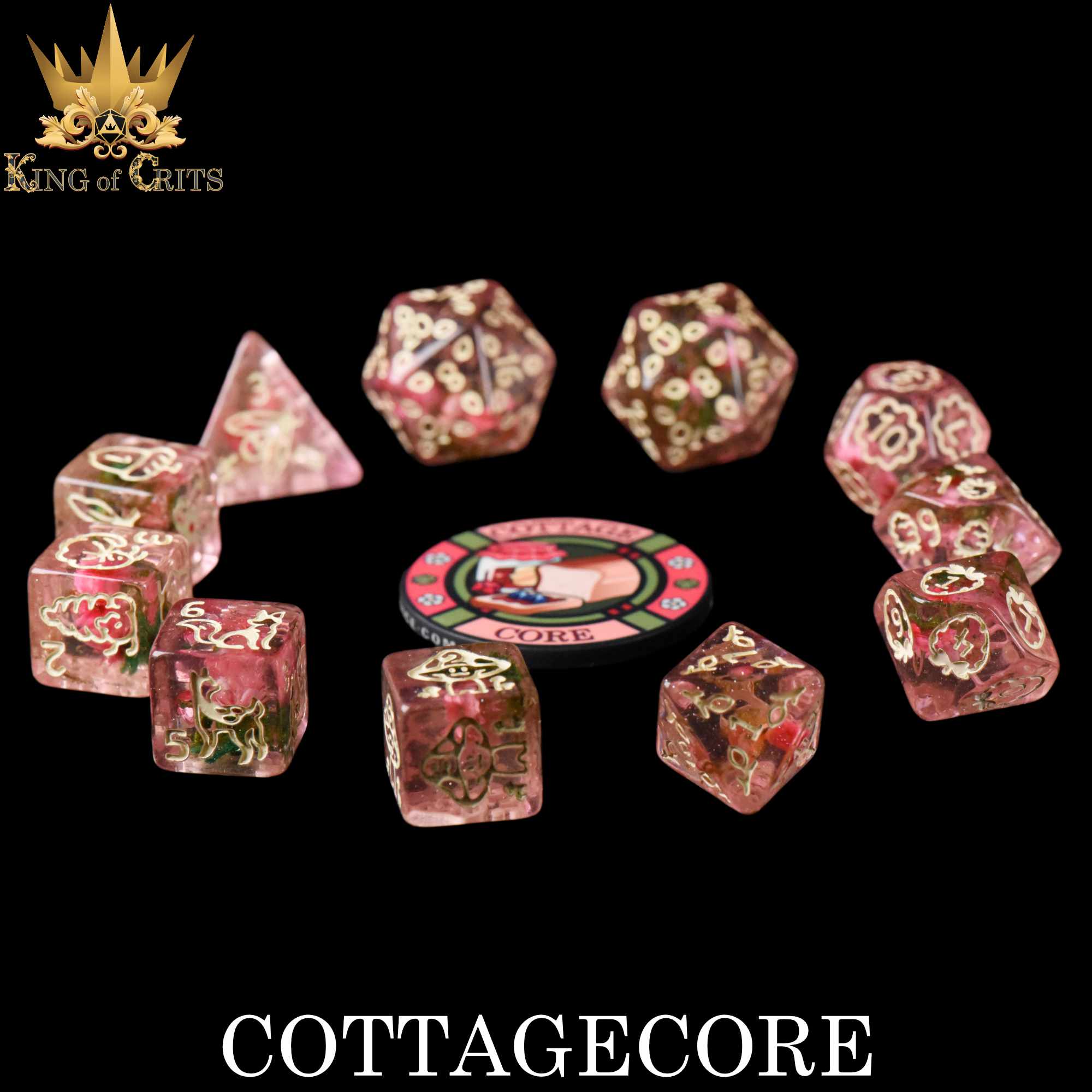 Cottagecore 11 Dice Set