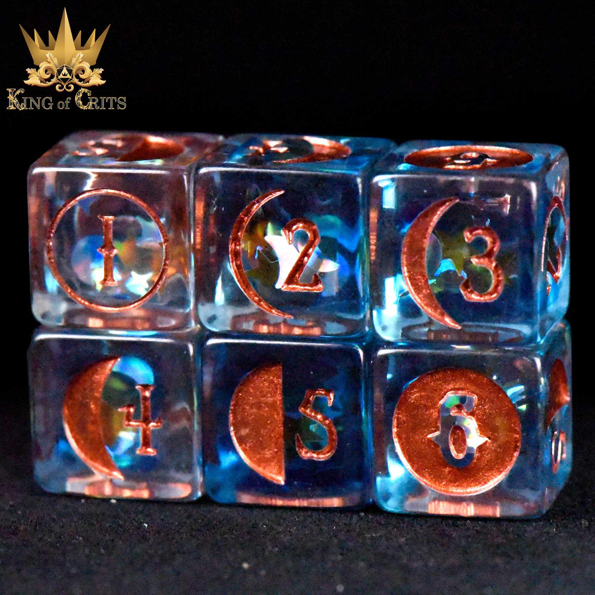 Moonlit Evening 12 Dice Set